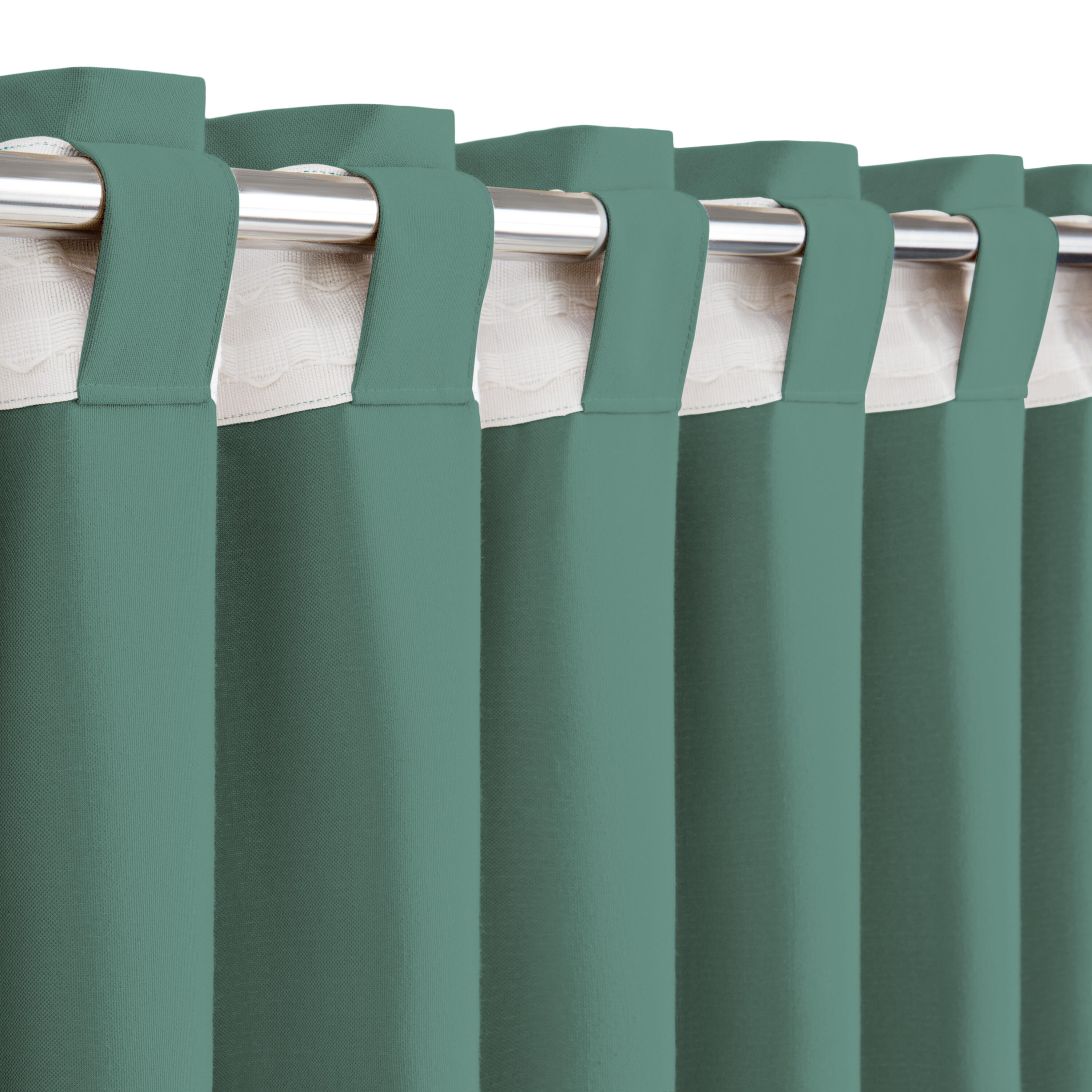 Zasłona Pharell Cactus zielona 140 x 280 cm na taśmie Inspire - 15