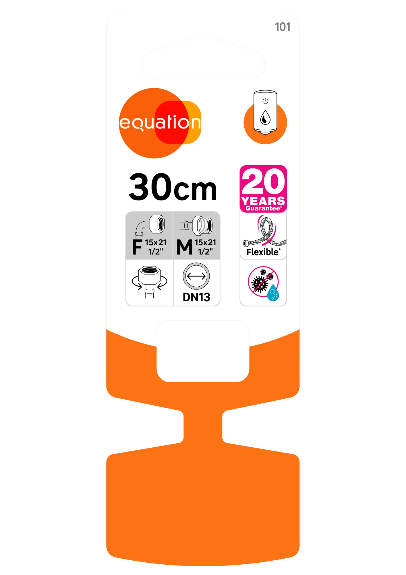 Flexible coudé mâle/femelle 15x21 (1/2