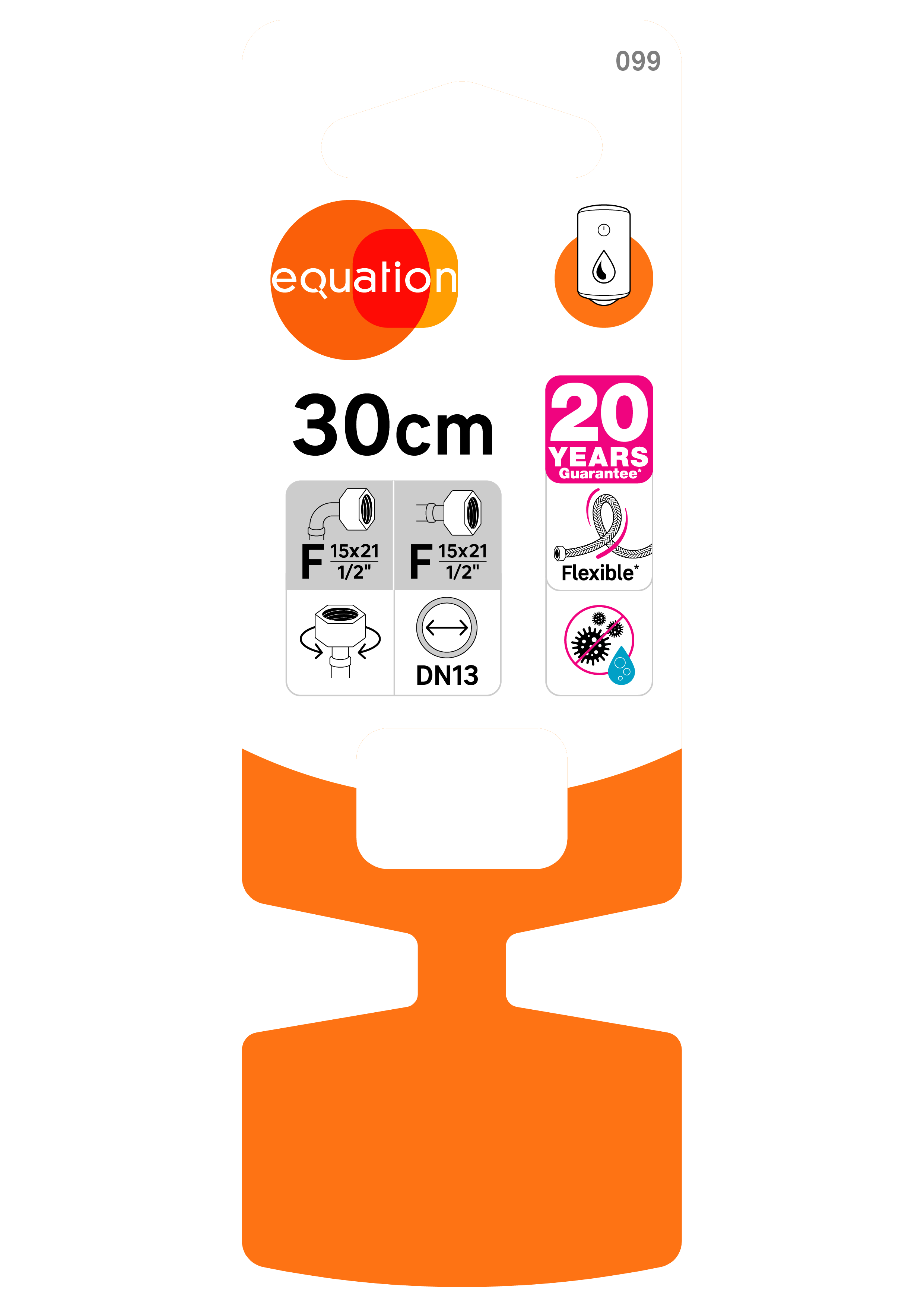 Flexible coudé femelle/femelle 15x21 (1/2