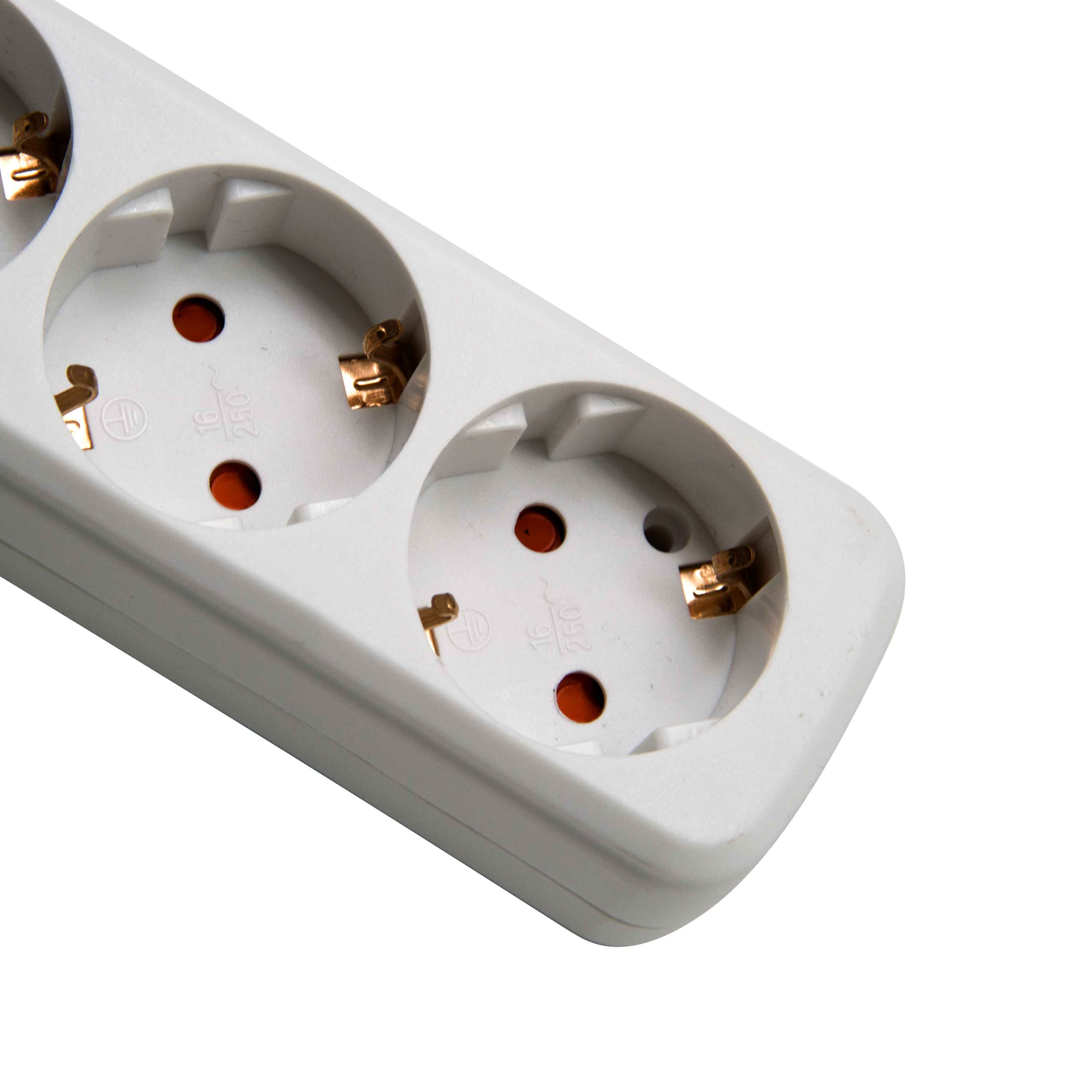 Extensão de 3 tomadas com interruptor sem cabo branco Lexman - 4