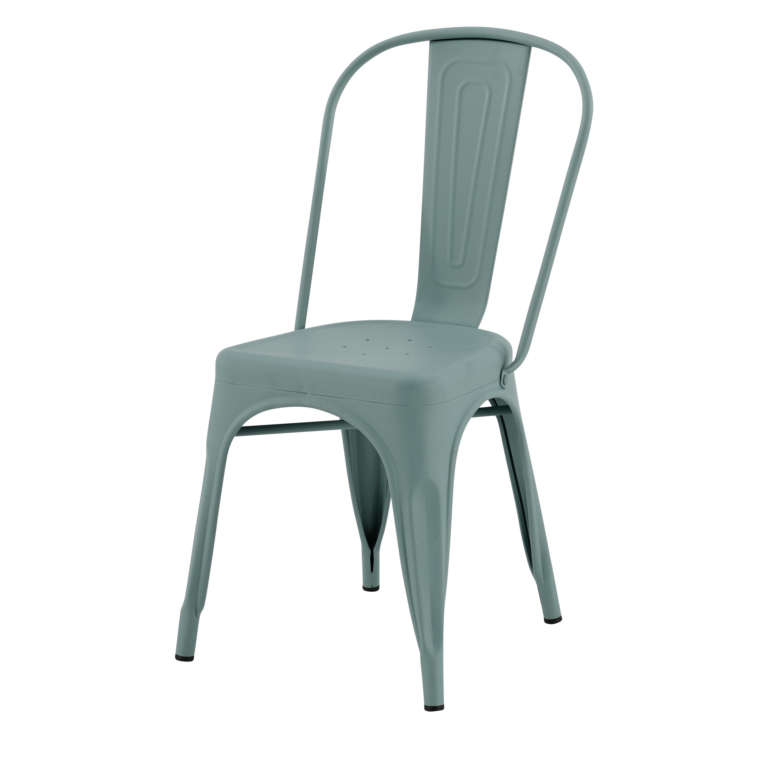 Cadeira de metal SOHO AZUL AQUA - 10
