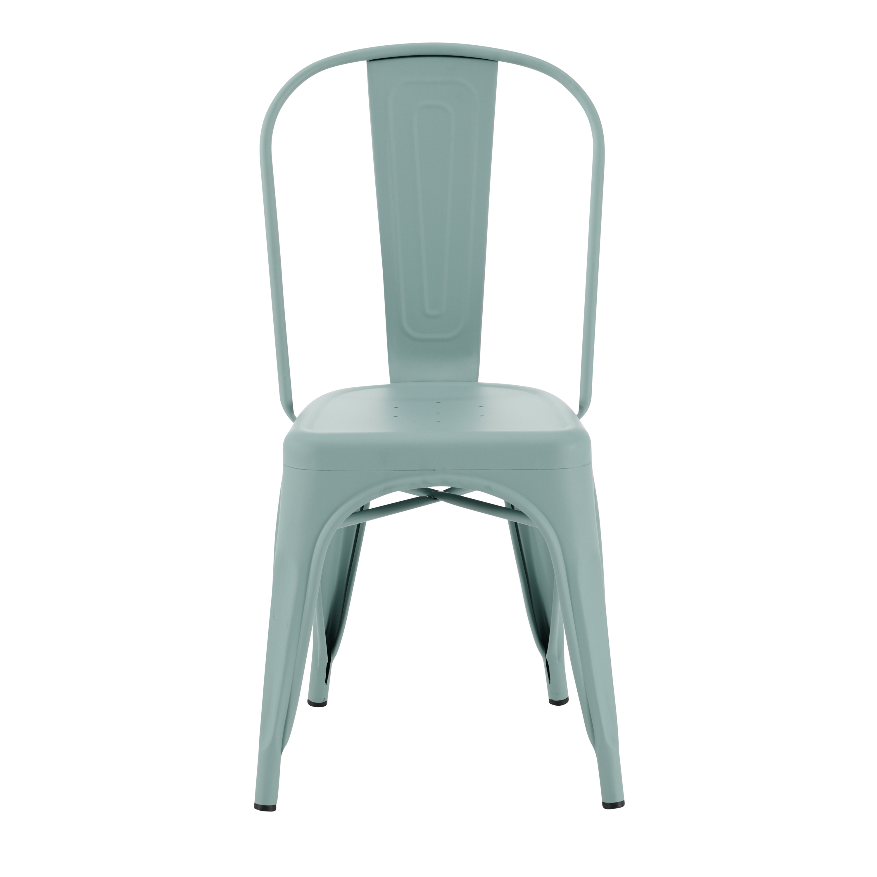 Cadeira de metal SOHO AZUL AQUA - 2