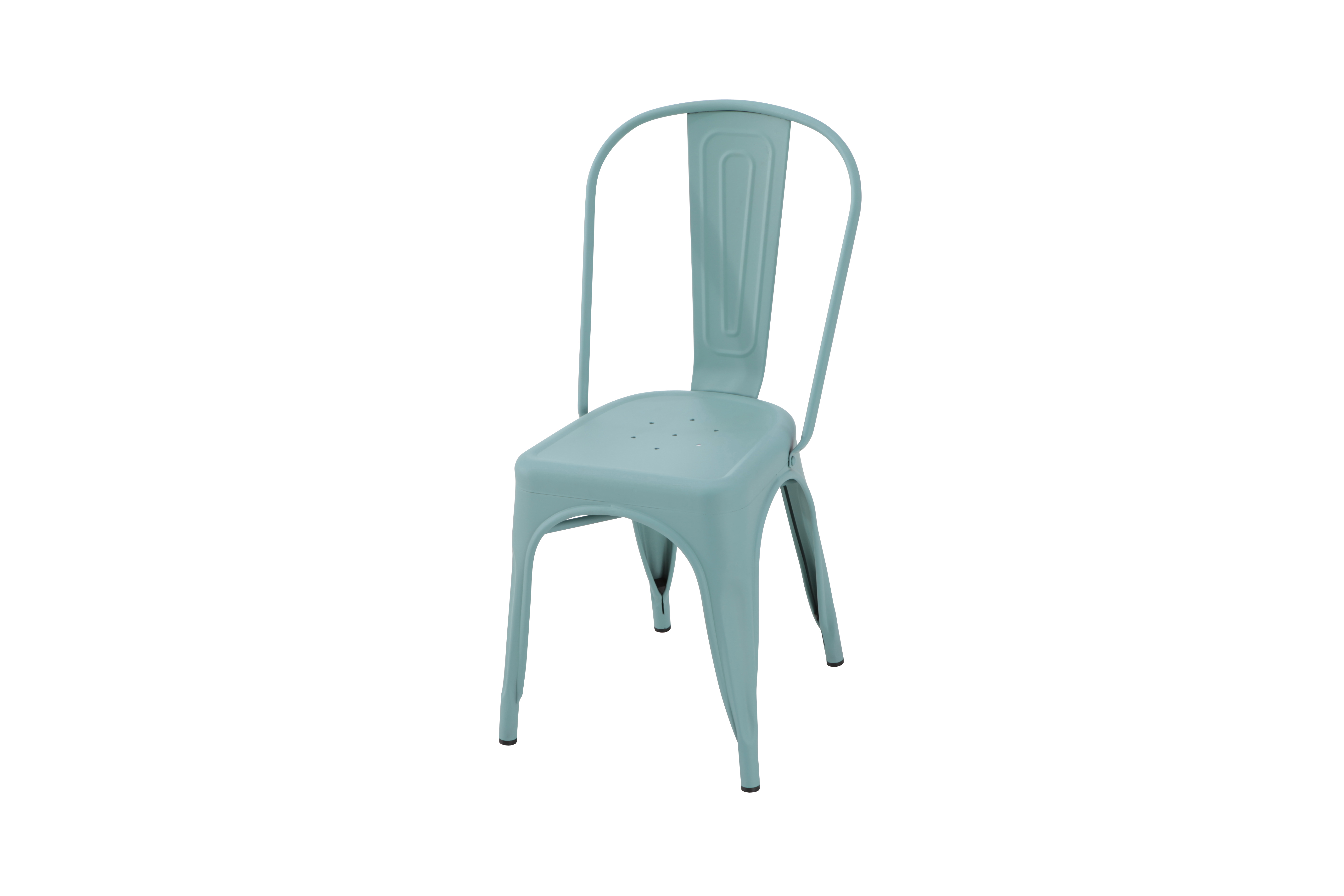 Cadeira de metal SOHO AZUL AQUA - 3