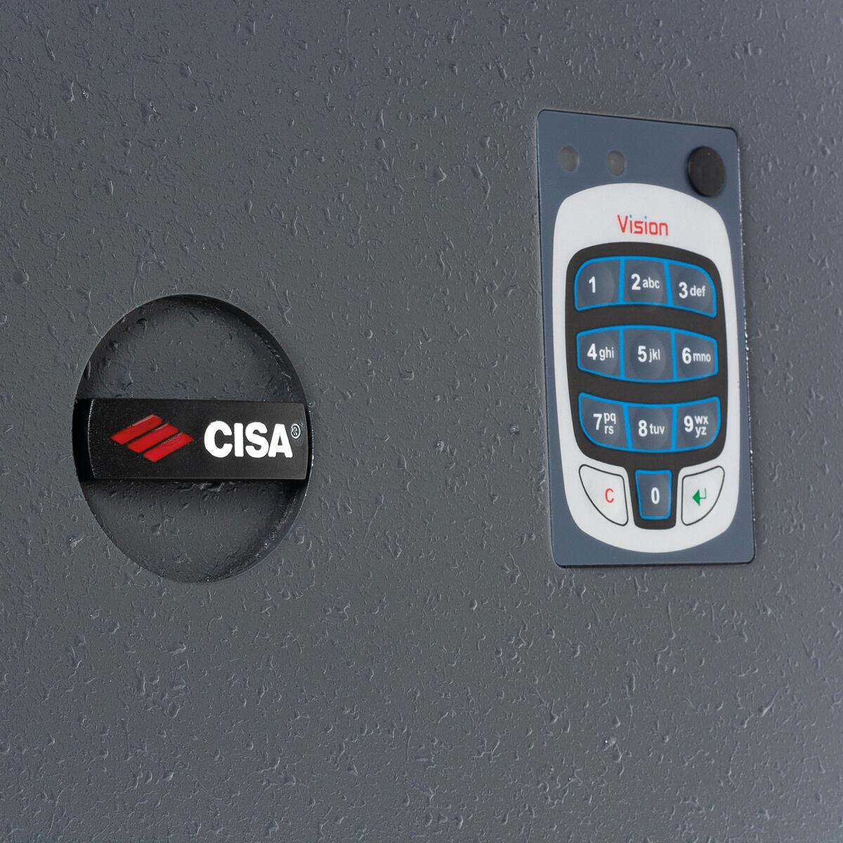 Cassaforte con codice elettronico CISA DGT Vision a incasso L 42 x H 30 x P 30 cm - 6