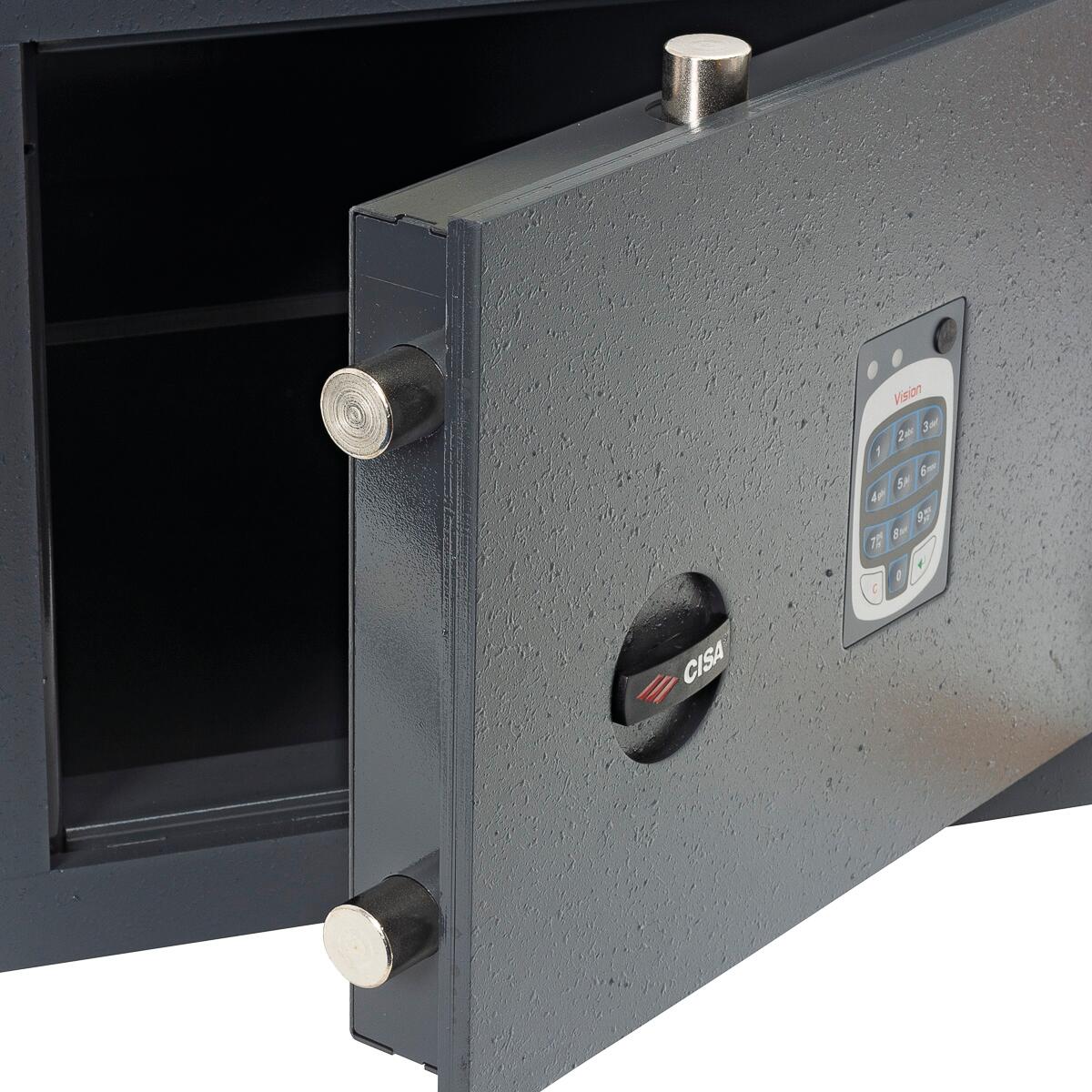 Cassaforte con codice elettronico CISA DGT Vision a incasso L 42 x H 30 x P 30 cm - 5