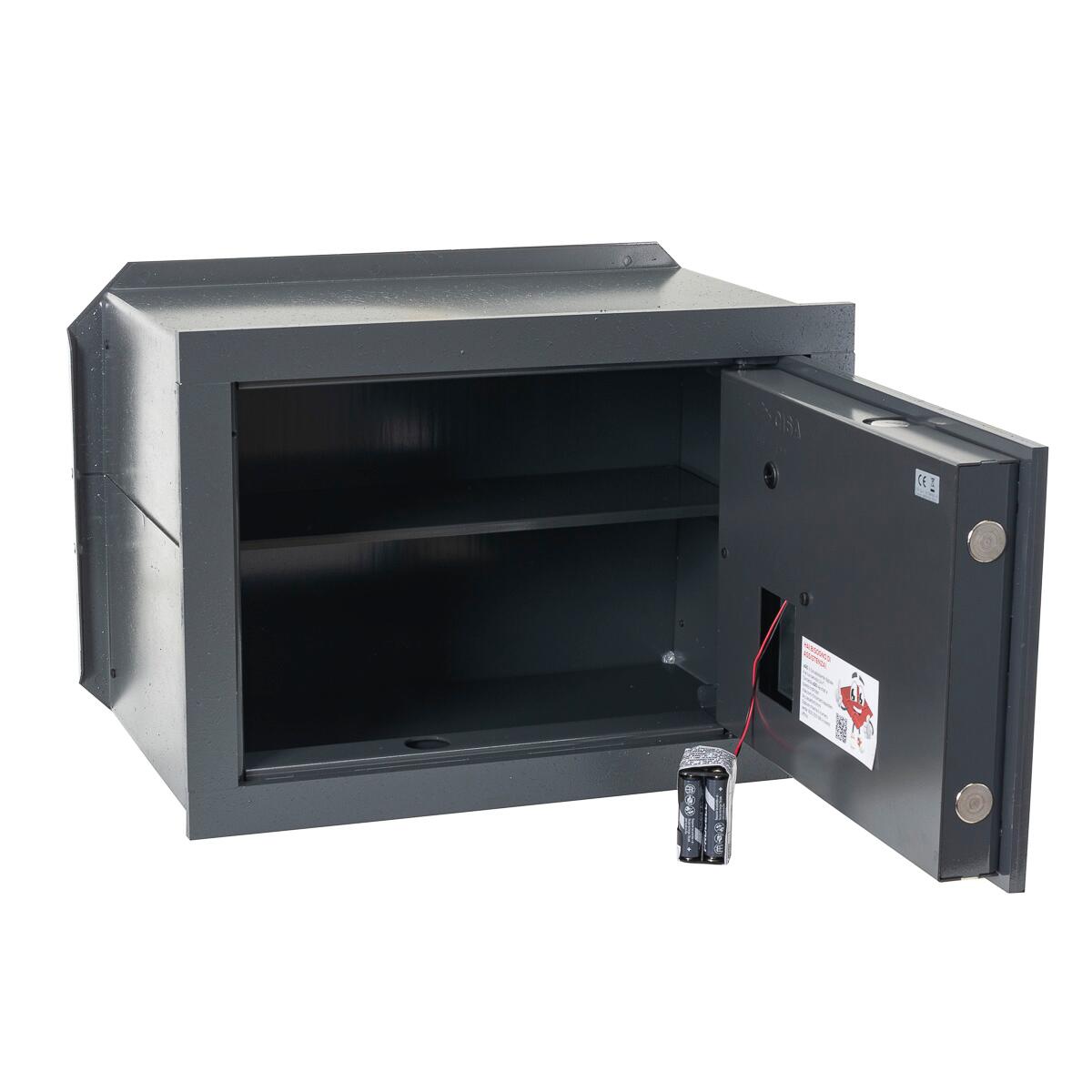 Cassaforte con codice elettronico CISA DGT Vision a incasso L 42 x H 30 x P 30 cm - 4