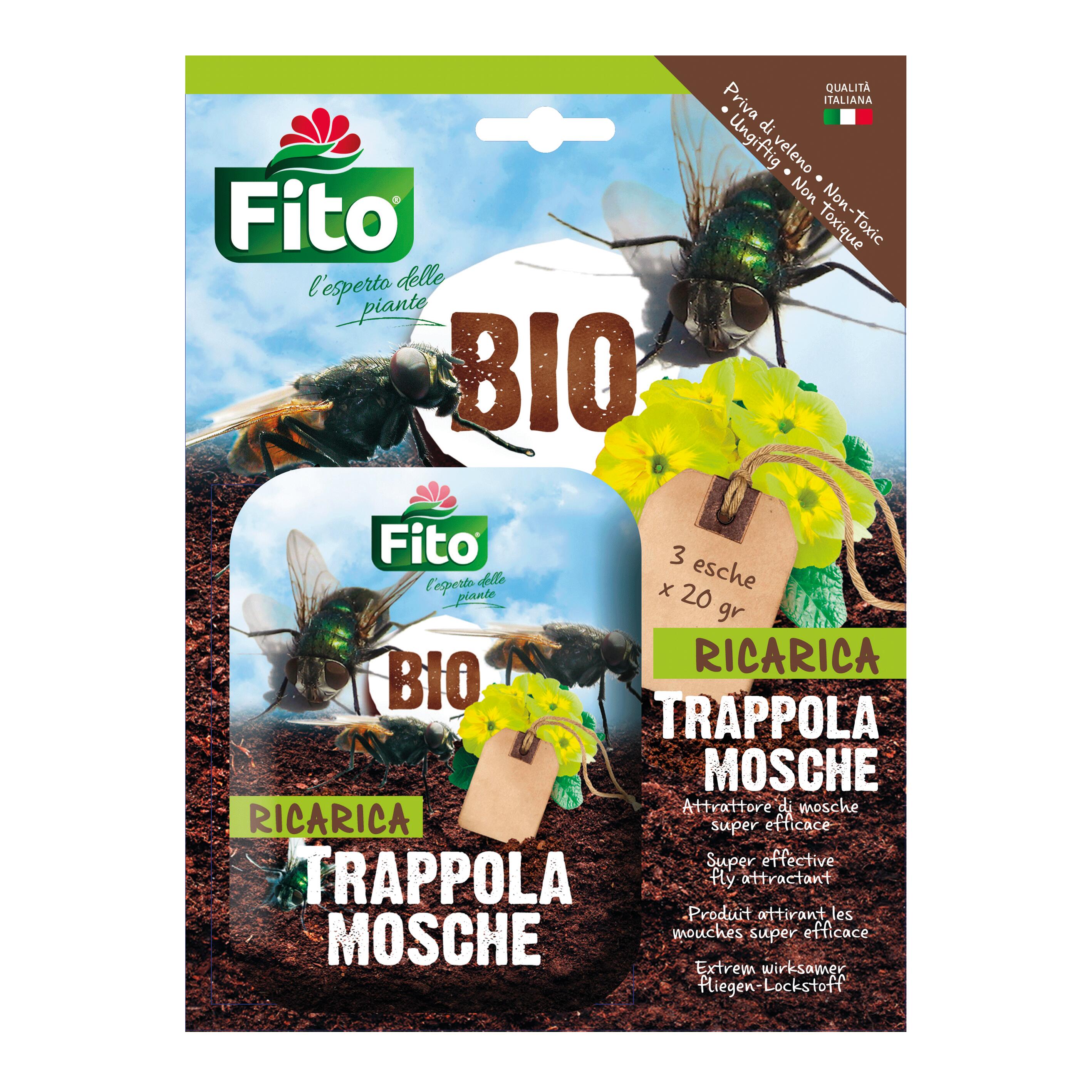 Trappola ricarica per mosche 20 gr, 3 pezzi - 3