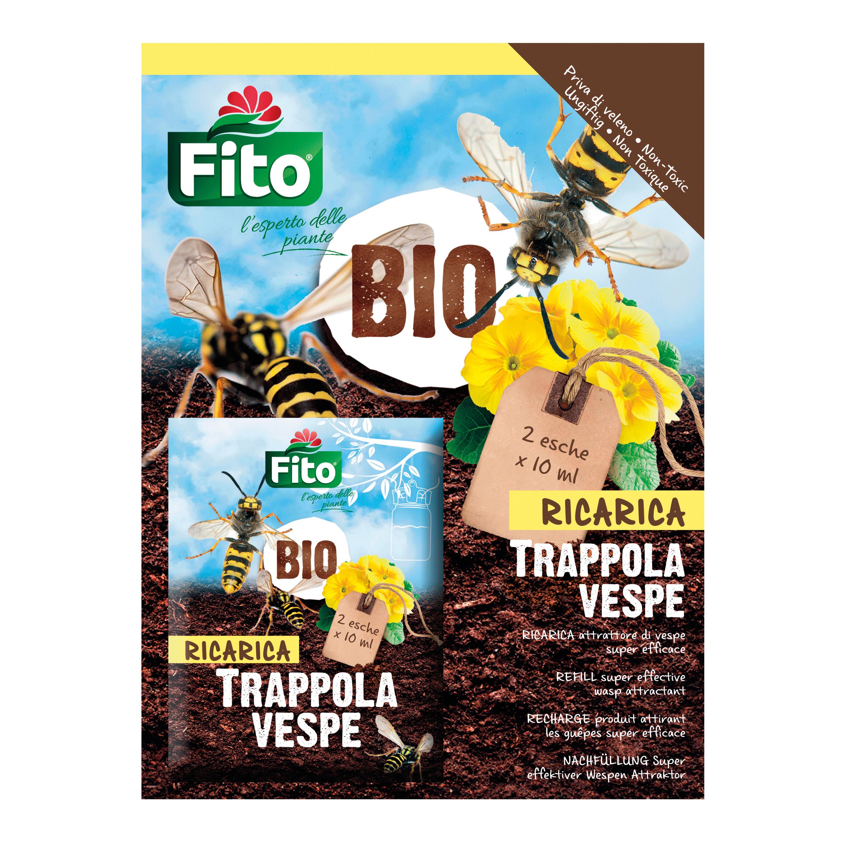 Trappola ricarica per vespa 10 ml, 2 pezzi - 3