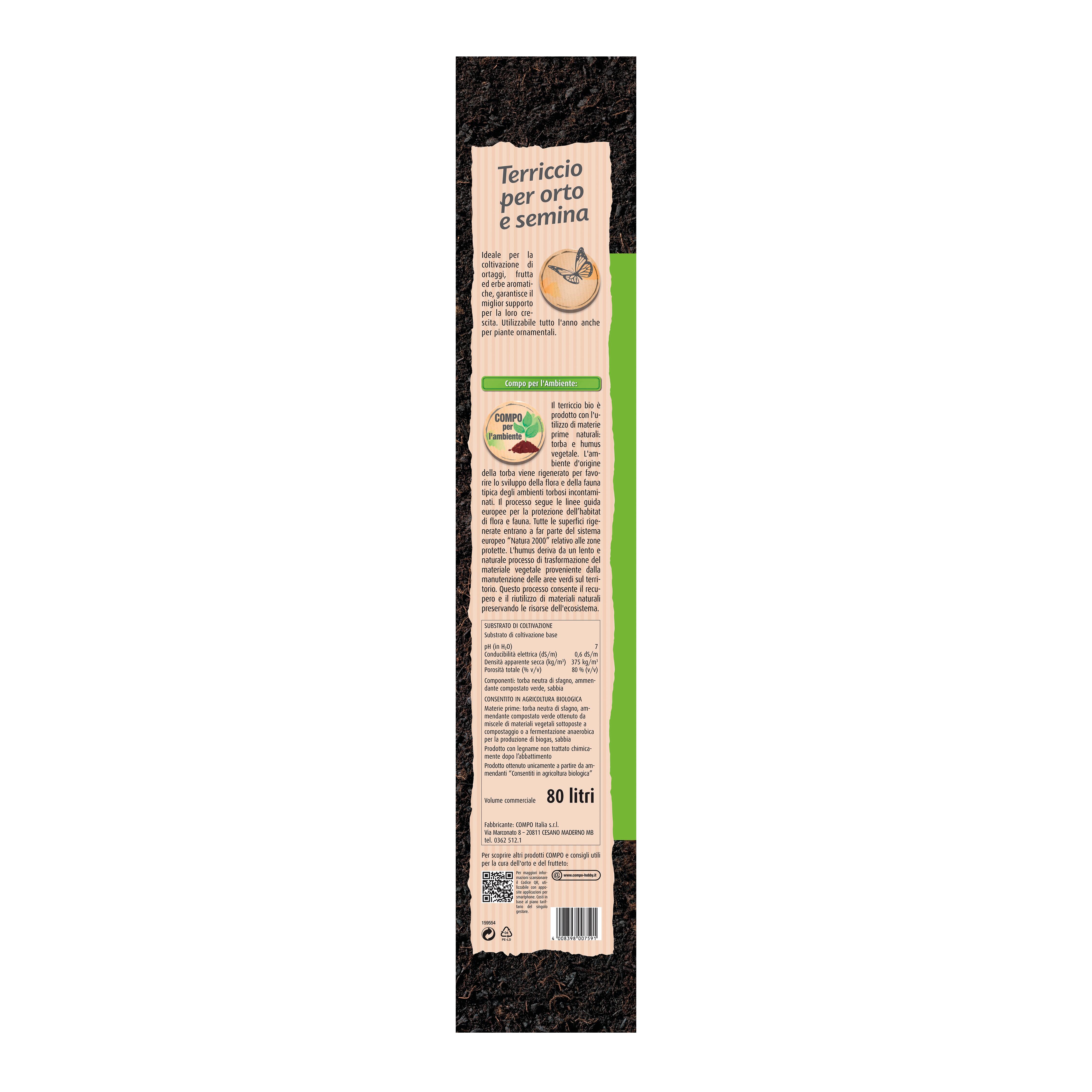 Terriccio COMPO orto 80L - 4