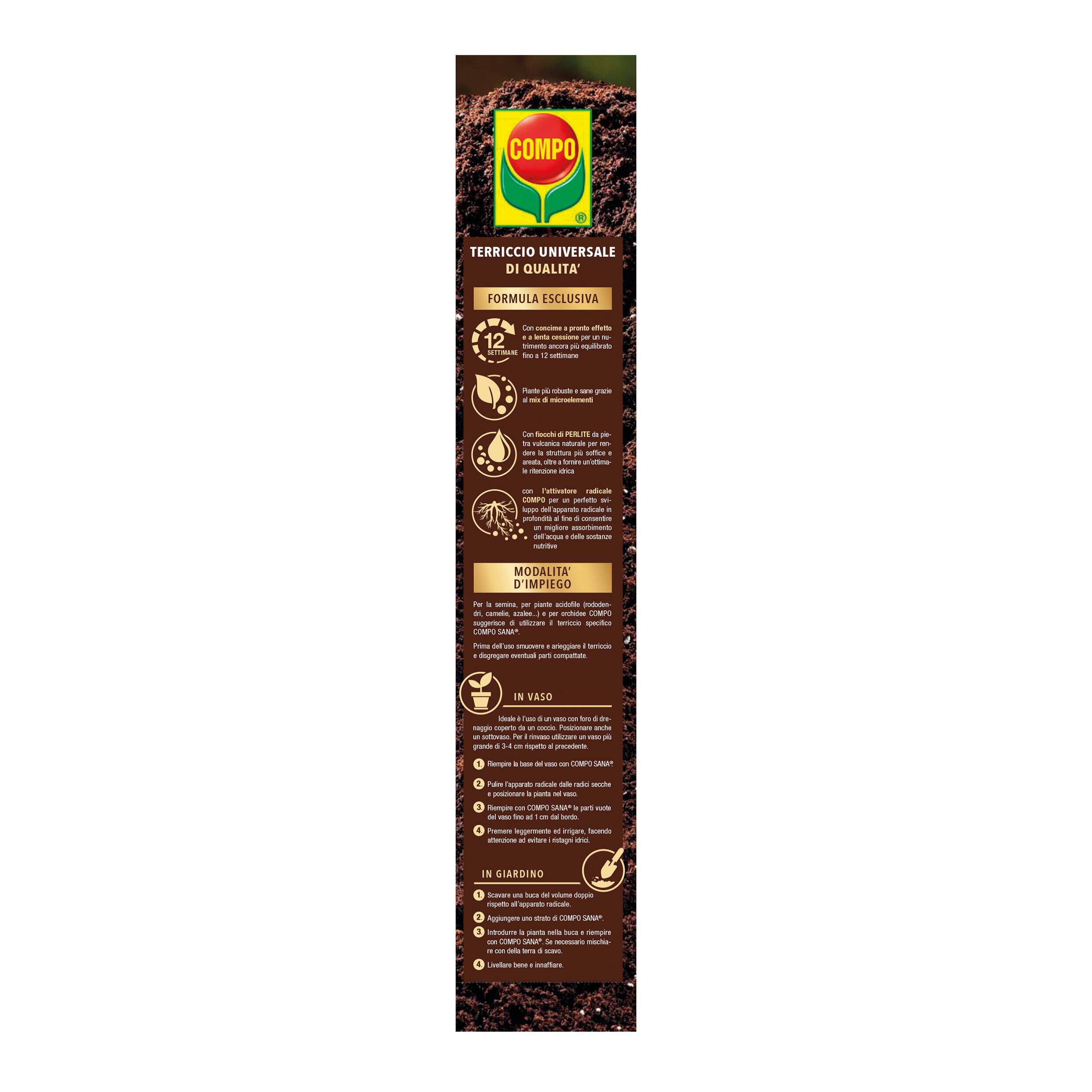Terriccio COMPO Sana universale 10L - 2