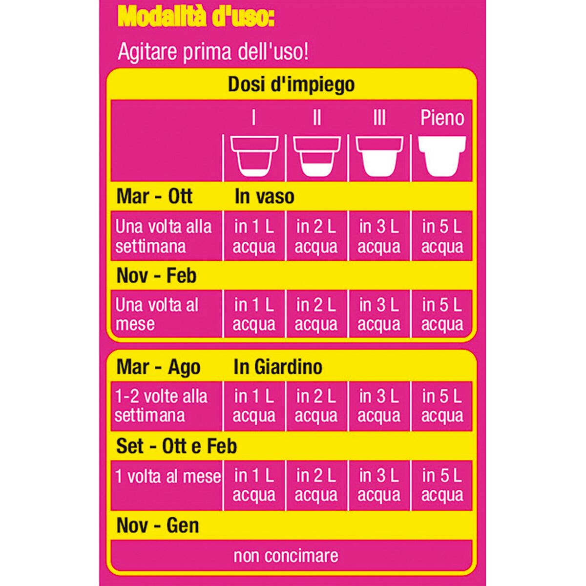 Concime liquido COMPO per ortensie, rododendri rododendri, azalee, camelie e ortensie 0.5 L - 4