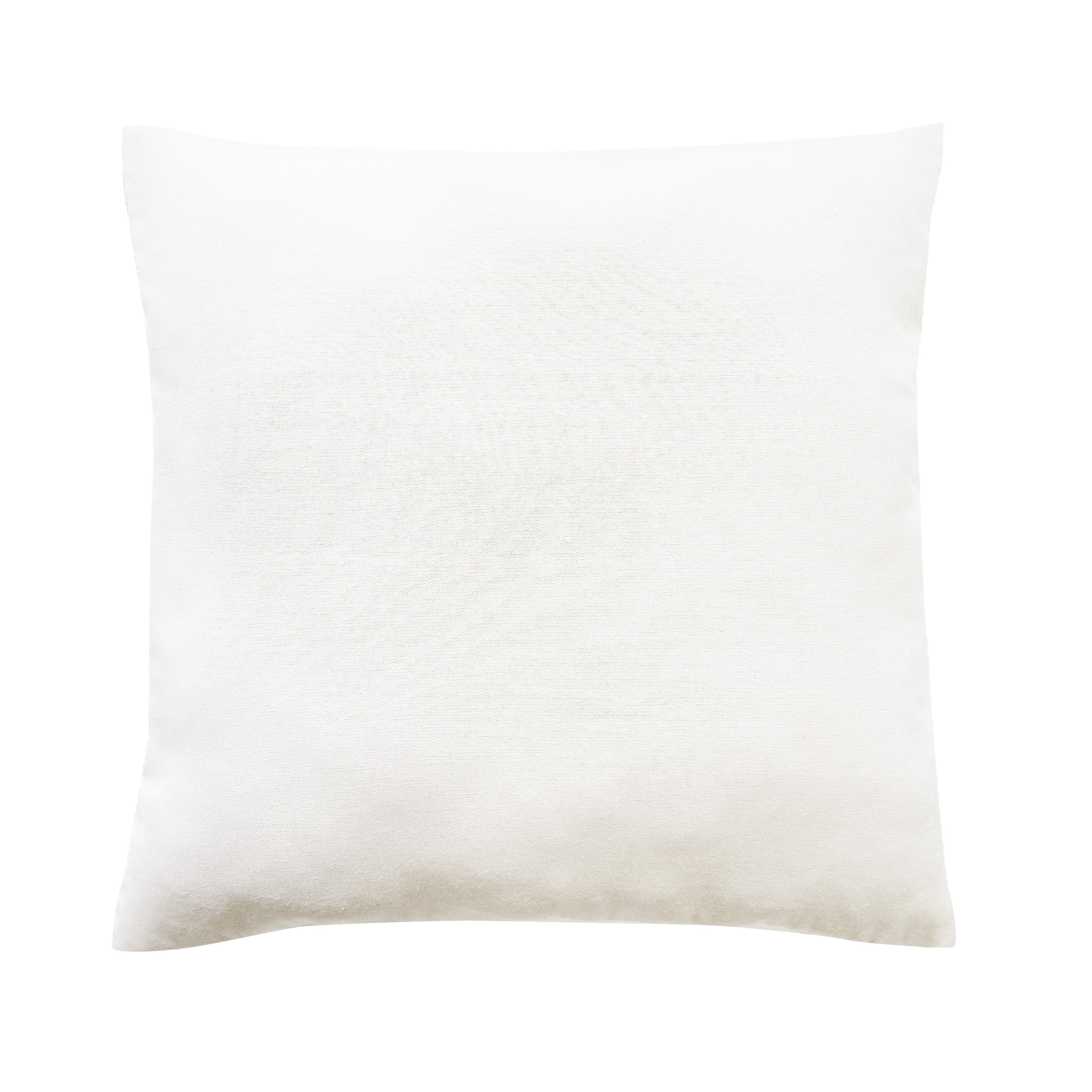 Cojín decorativo inspire pharell poliéster blanco 45x45cm