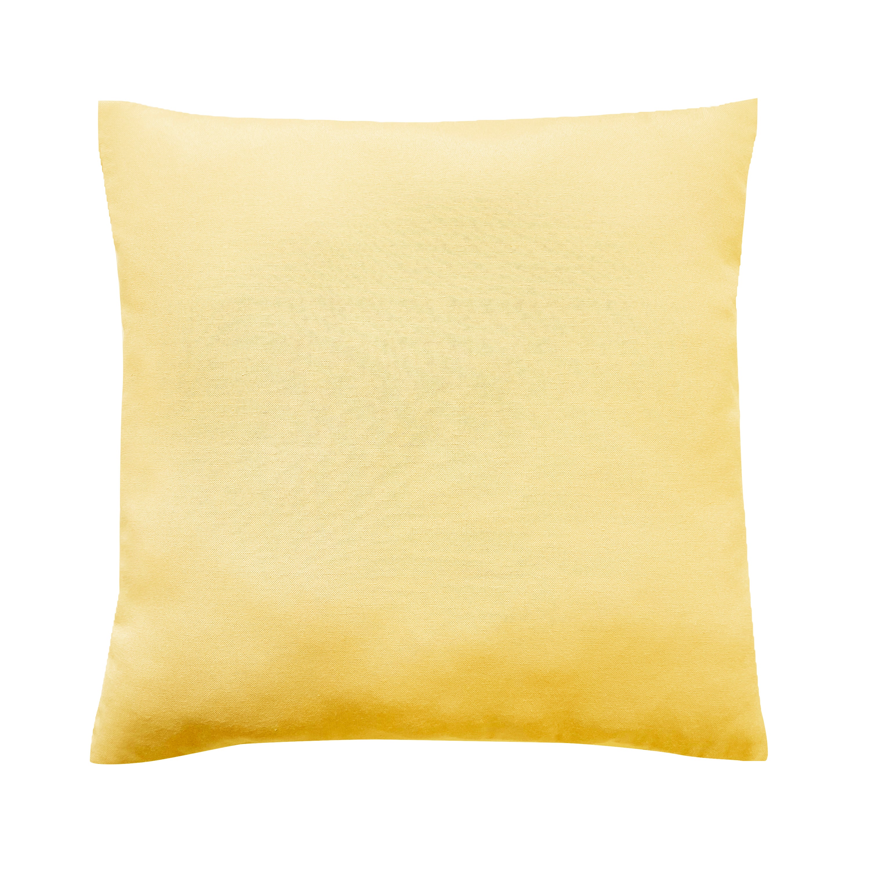 Cojín decorativo inspire pharell poliéster amarillo banana 45x45cm