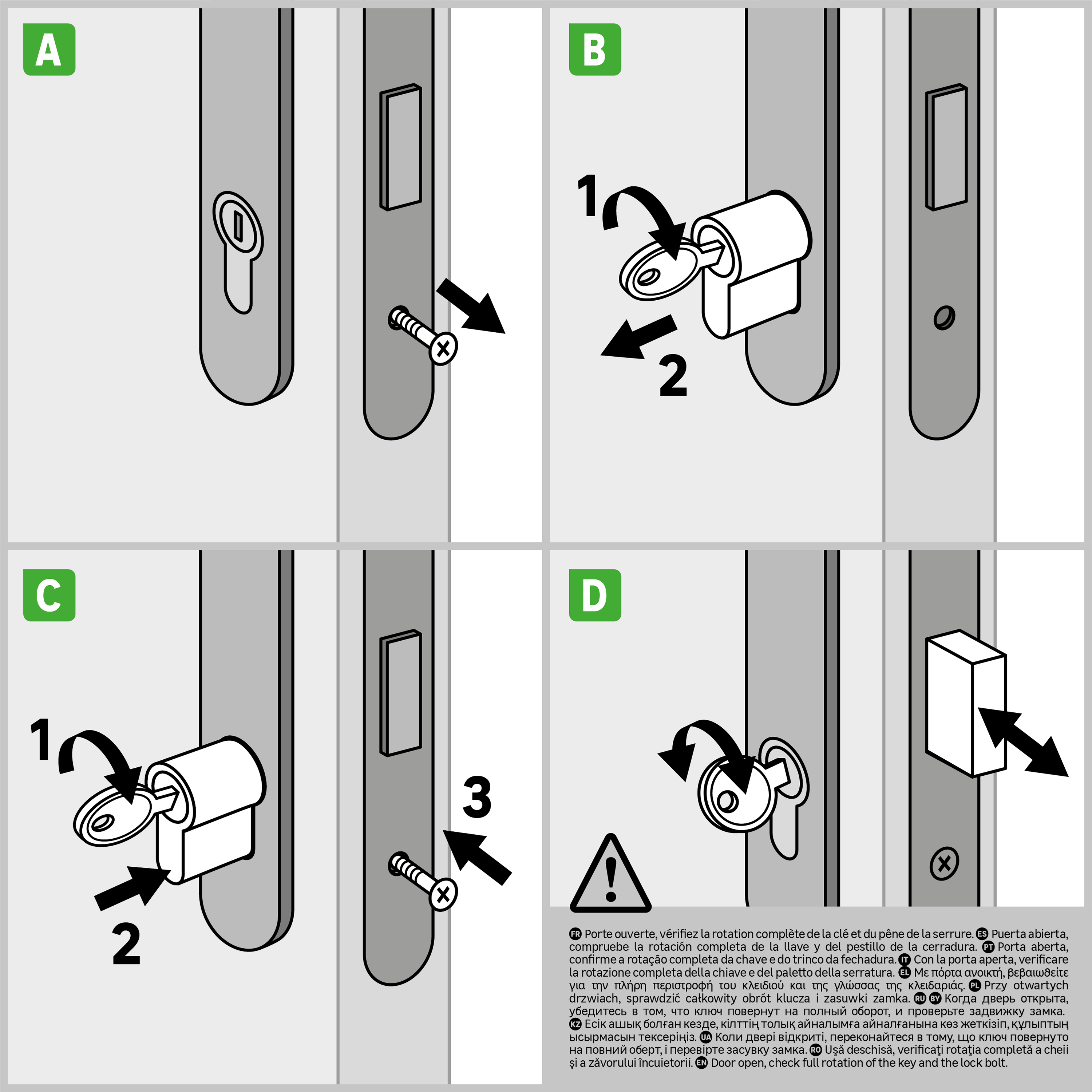 Cylindre de serrure Yellow line L.30 + 30mm 3 clés - 4