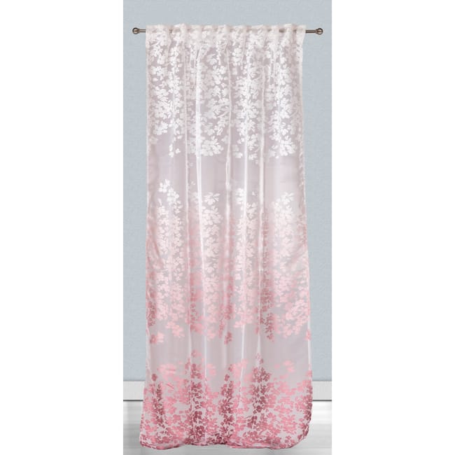 Tenda Gardinia Etamine Con Occhielli - 140x175cm Rosa Antico Traslucido - Foto 11