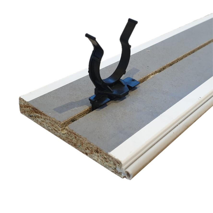 Pack 10 abraçadeiras para rodapé madeira - 4