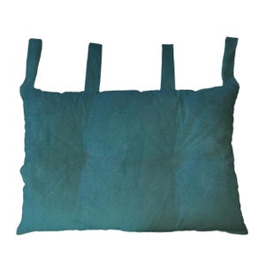 Cuscino Testiera Per Letto 190 Cm – Schienale Morbido Con Imbottitura 10 Cm – A Cuneo, Con Cinghie O Adesivo – Tessuto Velluto
