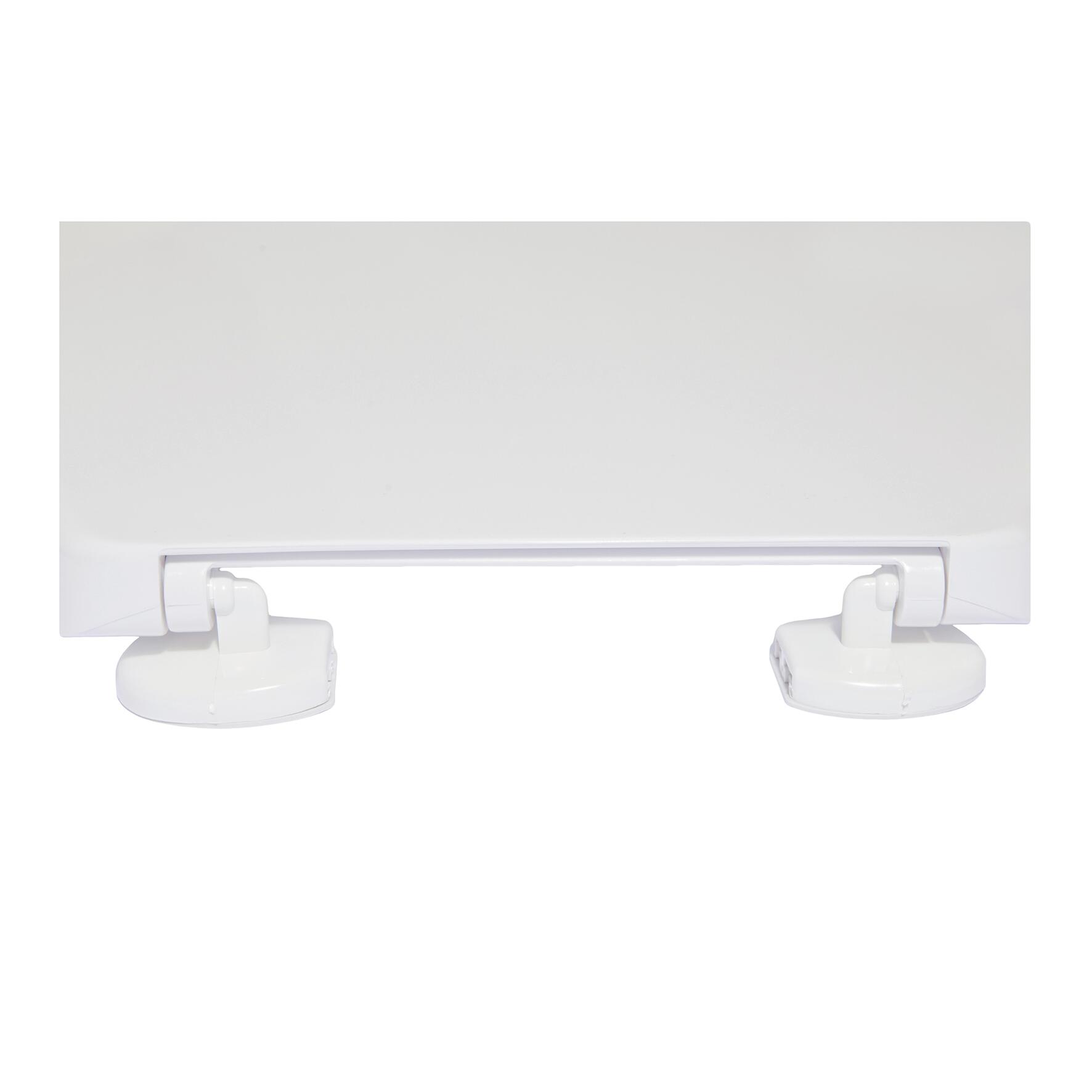 Copriwater Alpha ovale originale per serie sanitari IDEAL STANDARD in poliestere bianco - 4