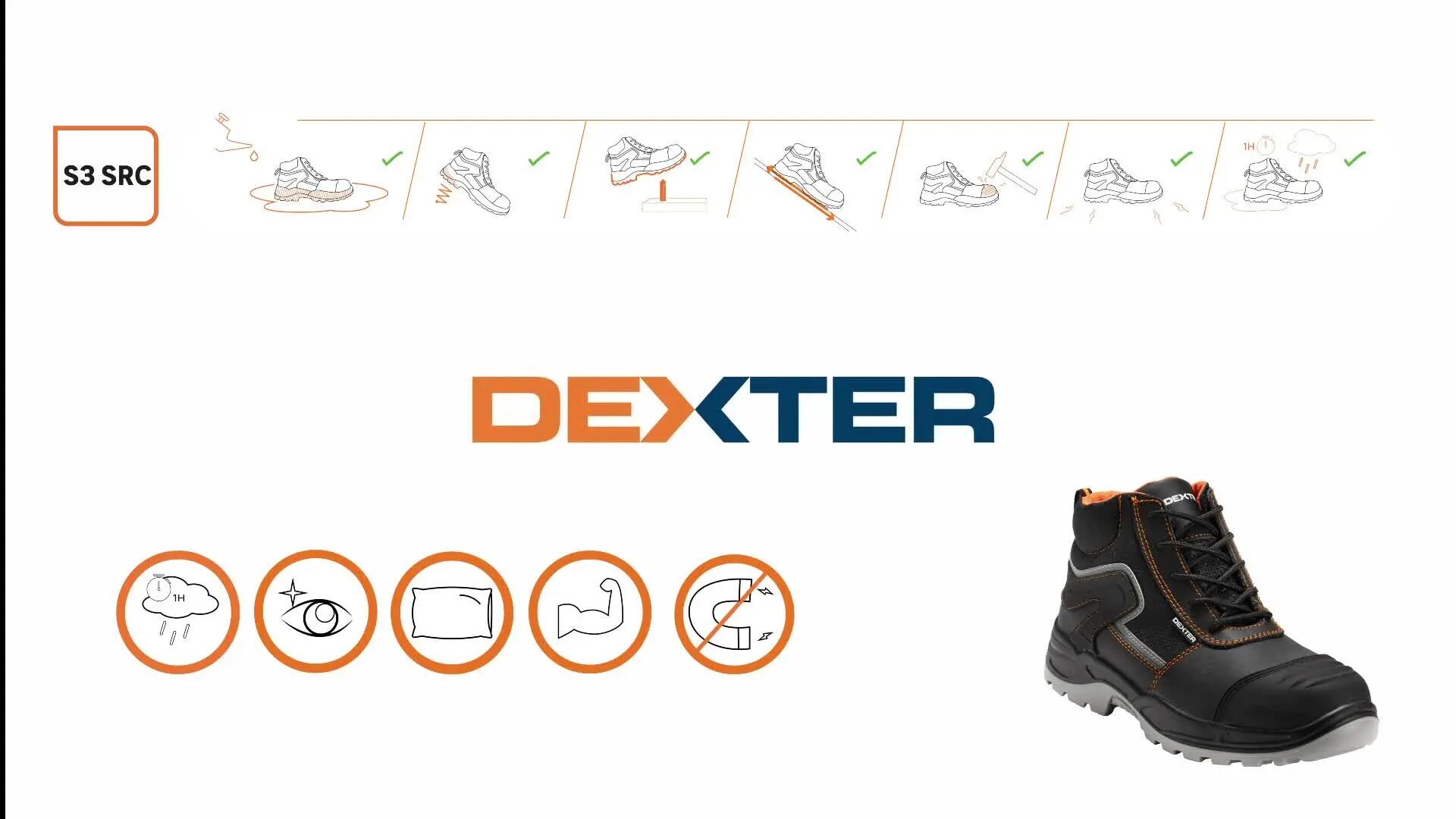chaussures hautes dexter