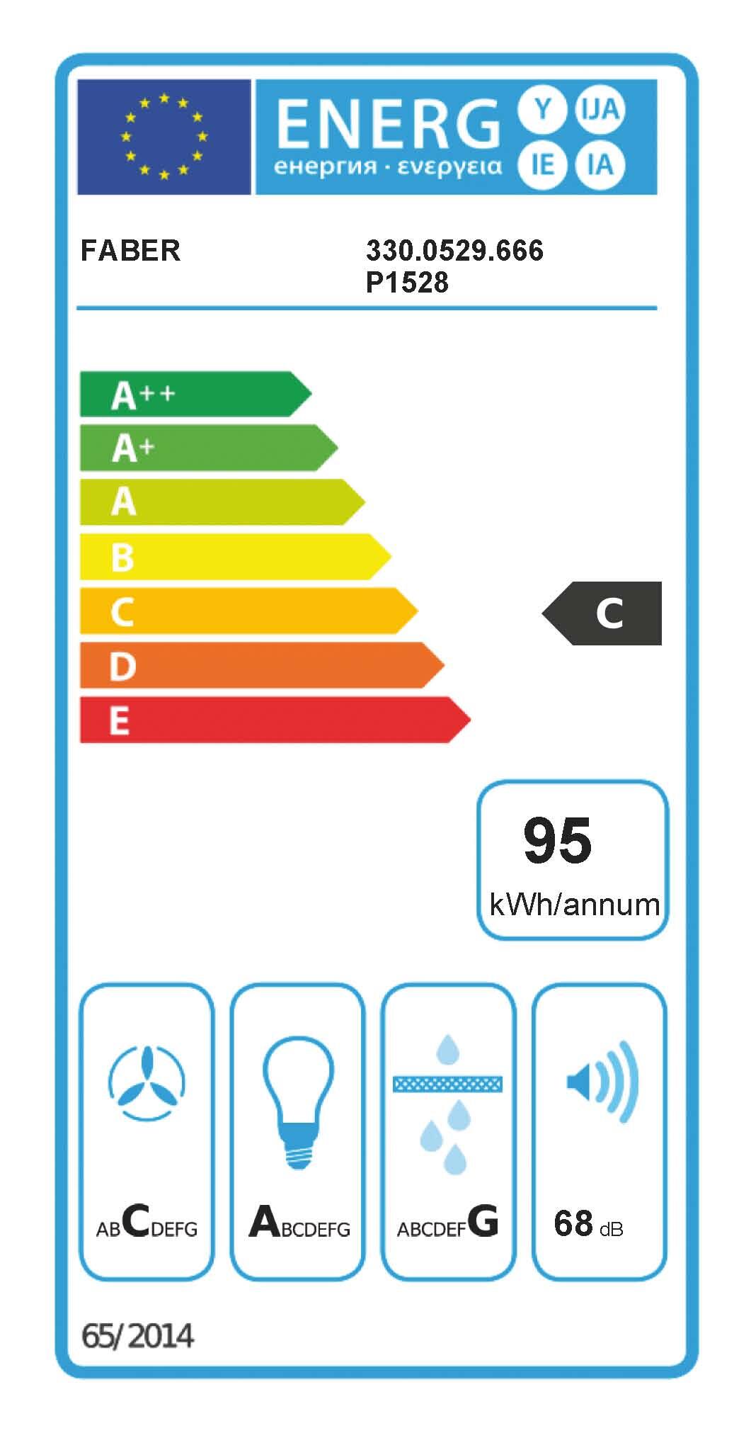 Cappa a parete Tweet EV8 LED BK A80 FABER nero L 80 cm - 8