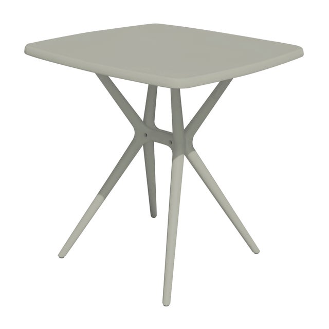 Tavolo da pranzo per giardino struttura e superficie in polipropilene per 4 persone 70x70cm