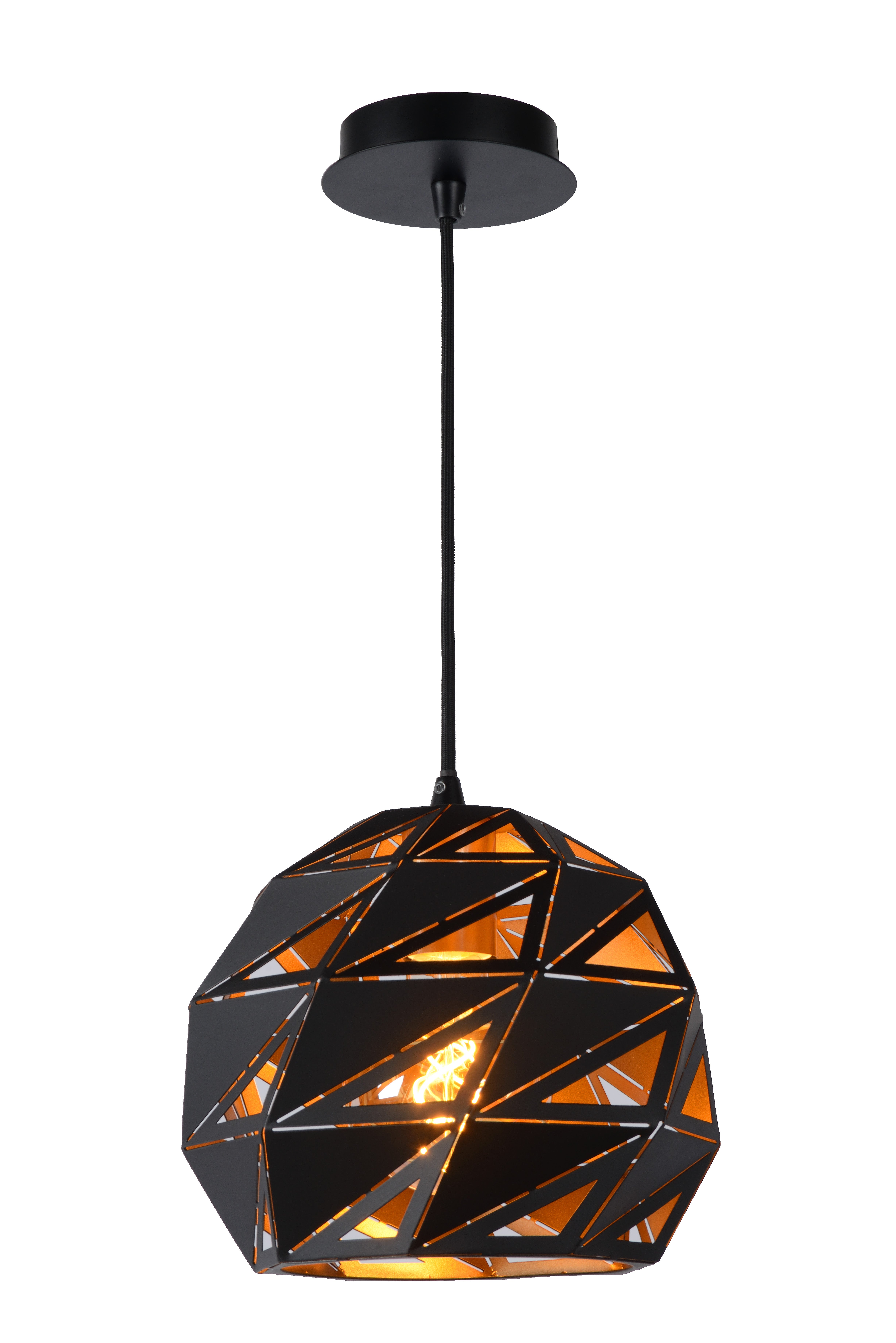 Suspension Malunga, noir, Diam.25 cm, E27 - 2