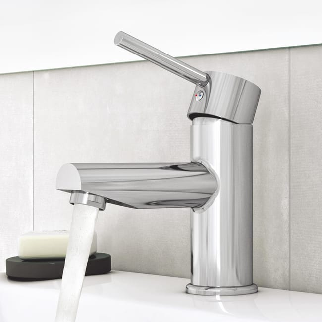 Leroymerlin Rubinetto per lavabo a canna bassa Hilo New cromato lucido SENSEA H 15 cm