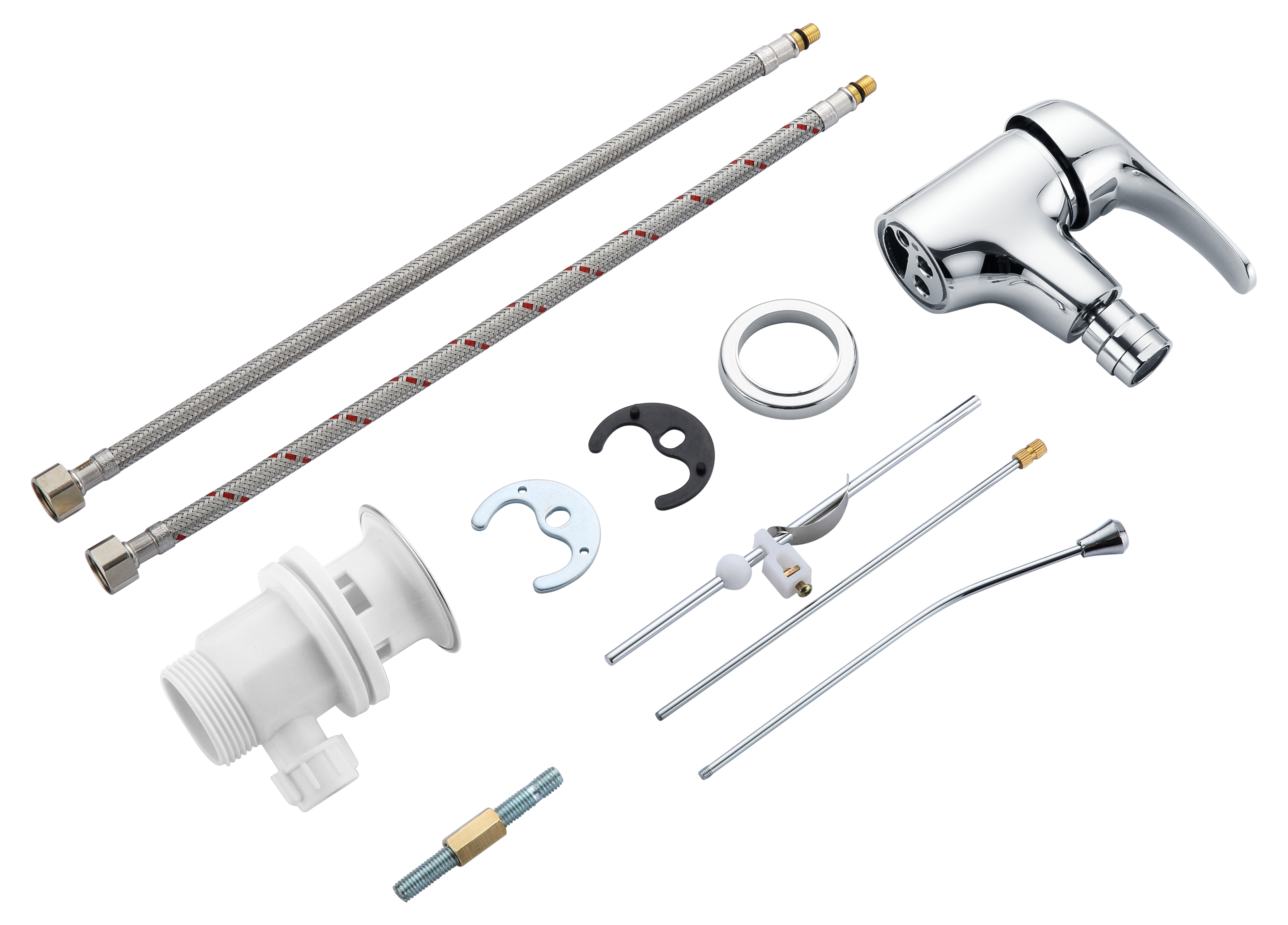 Grifo monomando de bidé SENSEA Natu cromo brillo. Latón - 5