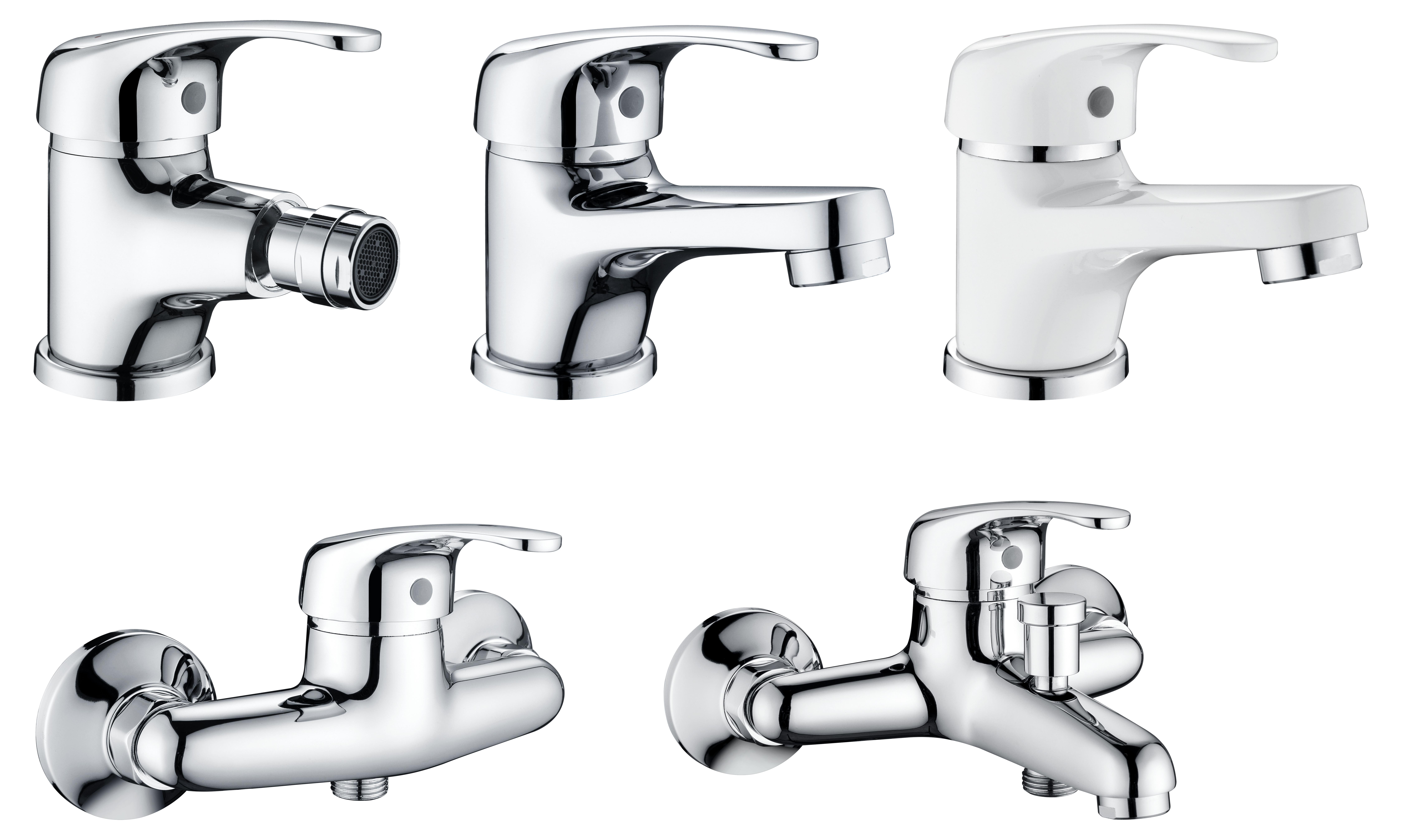 Rubinetto per bidet getto laminare cristallino Natu SENSEA cromo lucido - 3
