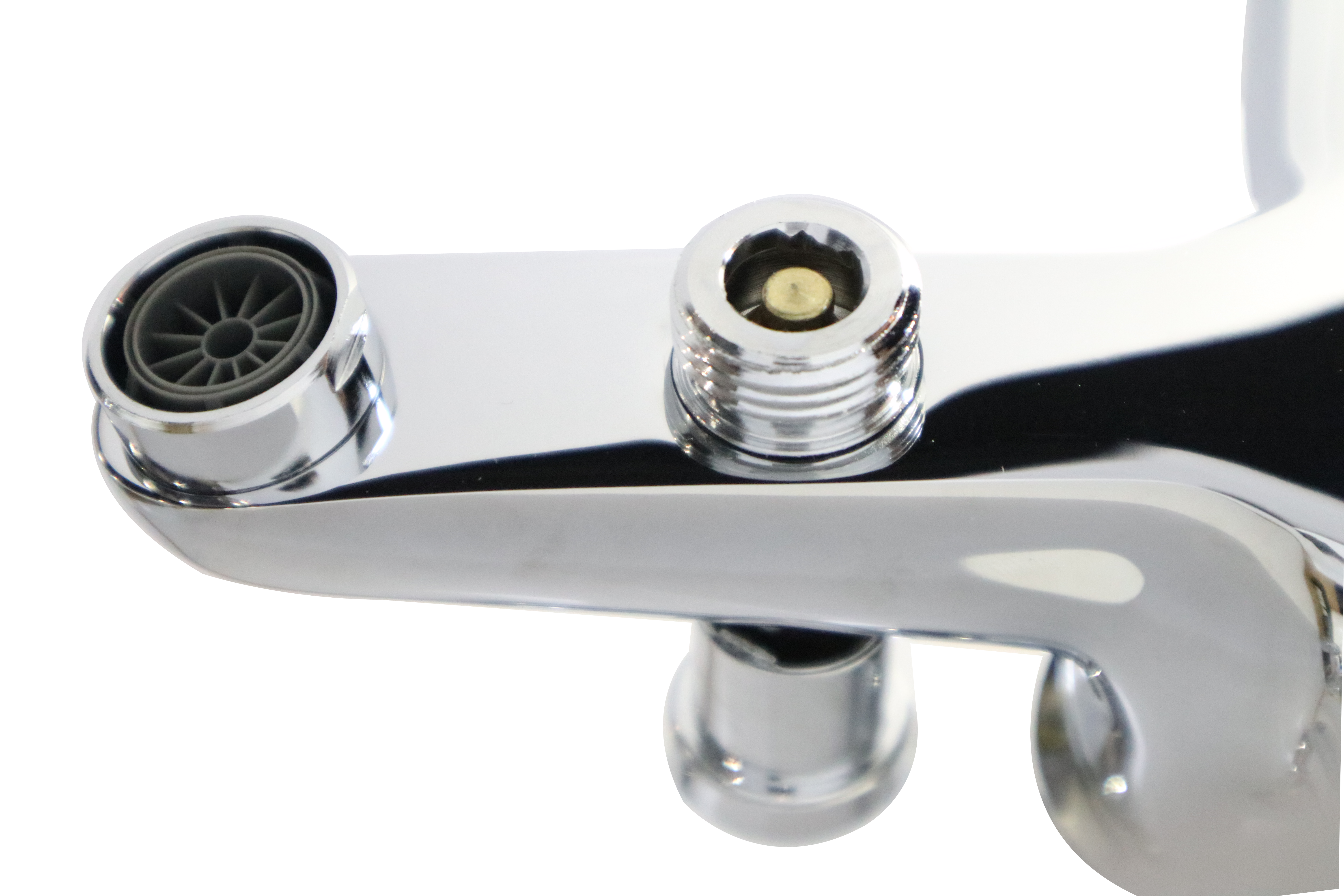 Grifo de bañera monomando SENSEA Natu cromo brillo Latón - 11