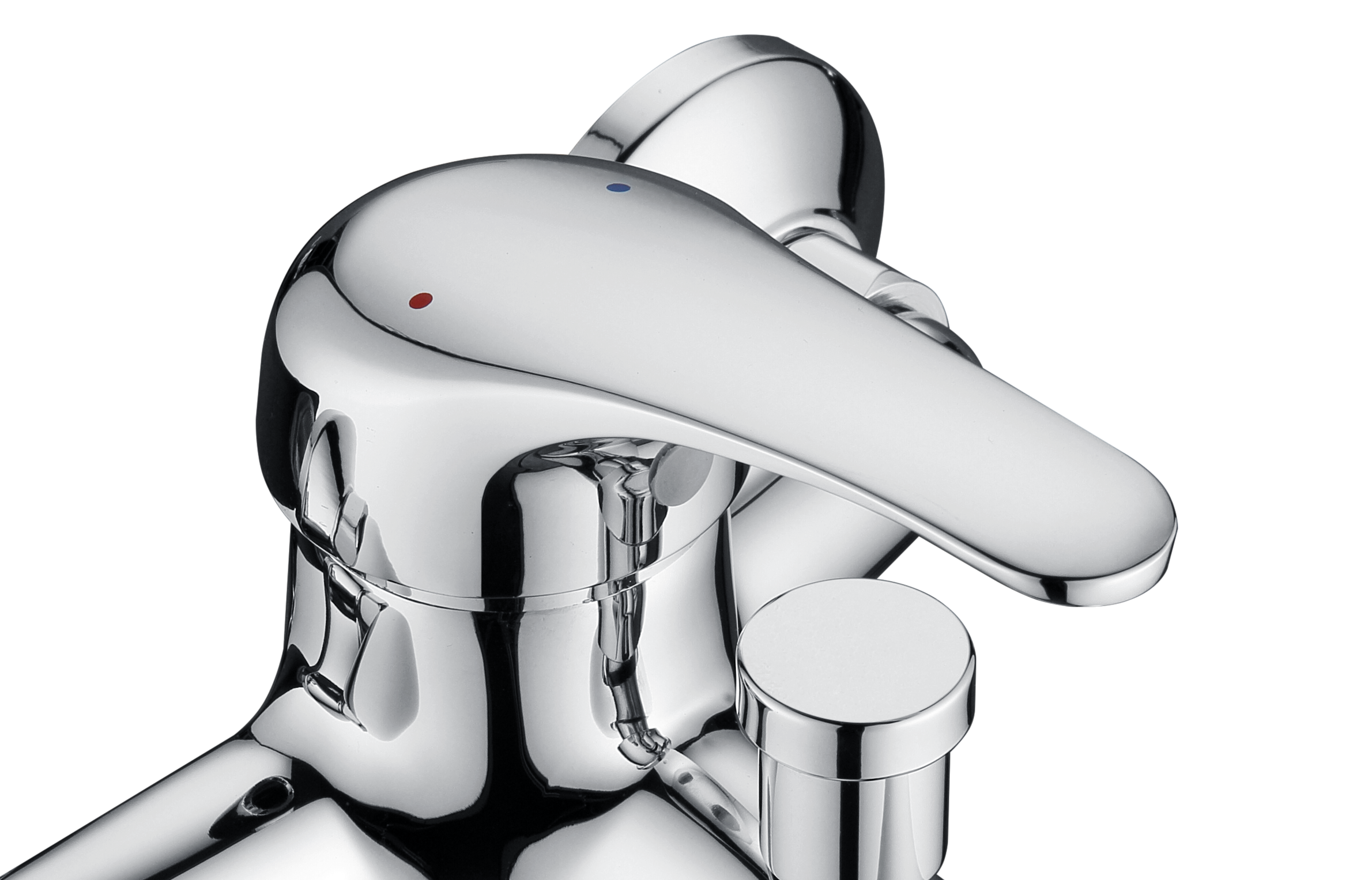 Grifo de bañera monomando SENSEA Natu cromo brillo Latón - 13