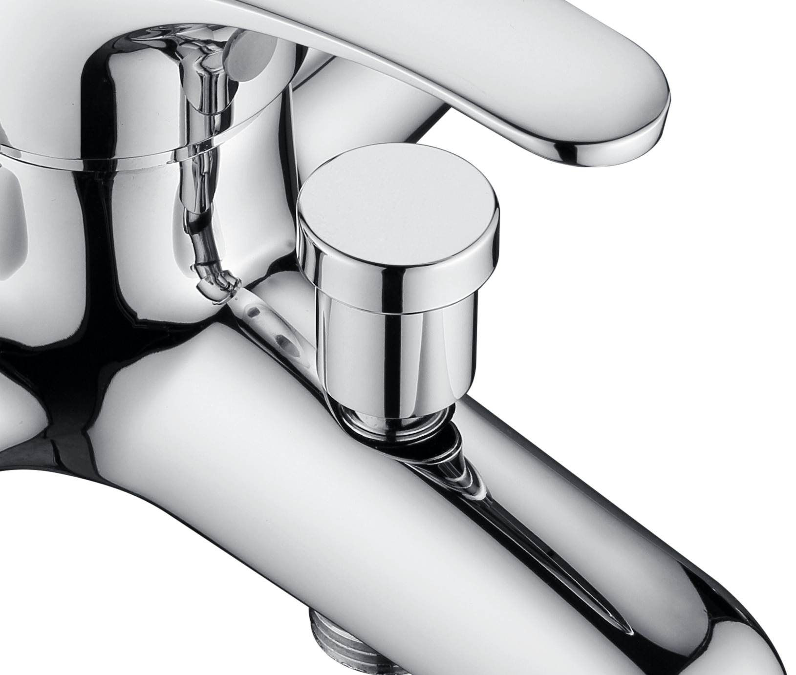 Grifo de bañera monomando SENSEA Natu cromo brillo Latón - 12