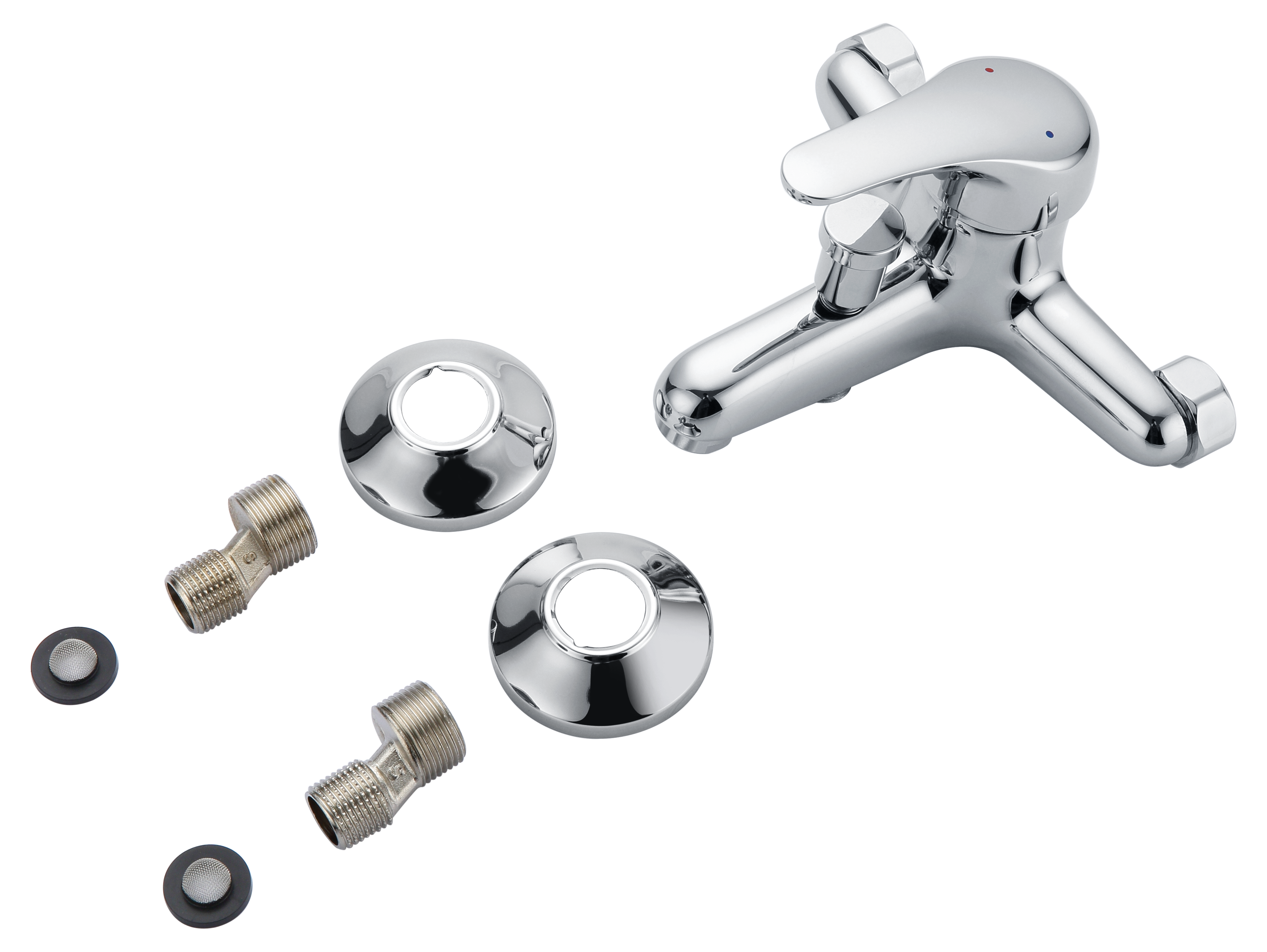 Grifo de bañera monomando SENSEA Natu cromo brillo Latón - 7