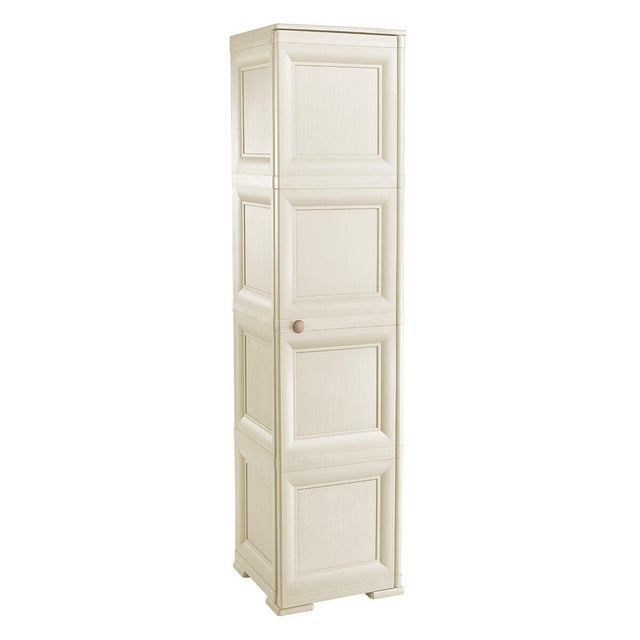 Armadio alto Omnimodus TONTARELLI in polipropilene, beige L 40 x H 164 x P 47 cm 1 anta, adatto per interno/esterno