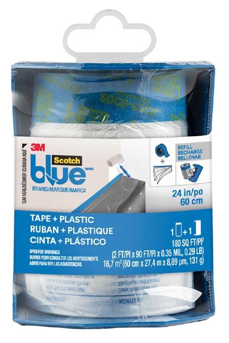 Bâche de protection Avec dévidoir taille m SCOTCH BLUE