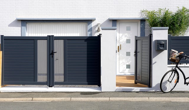 Elément de pilier tradition à enduire gris,  H.24 x l.20 x P.20 cm