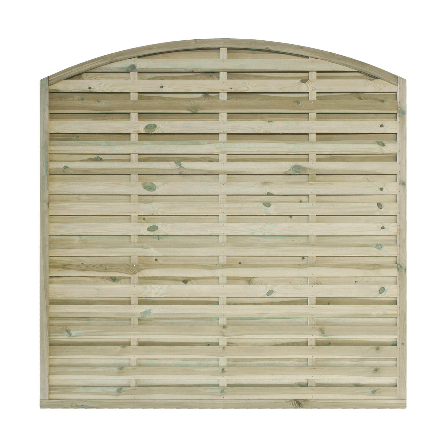 Panneau bois occultant Luna arc, l.180 x H.180 cm, naturel - 3