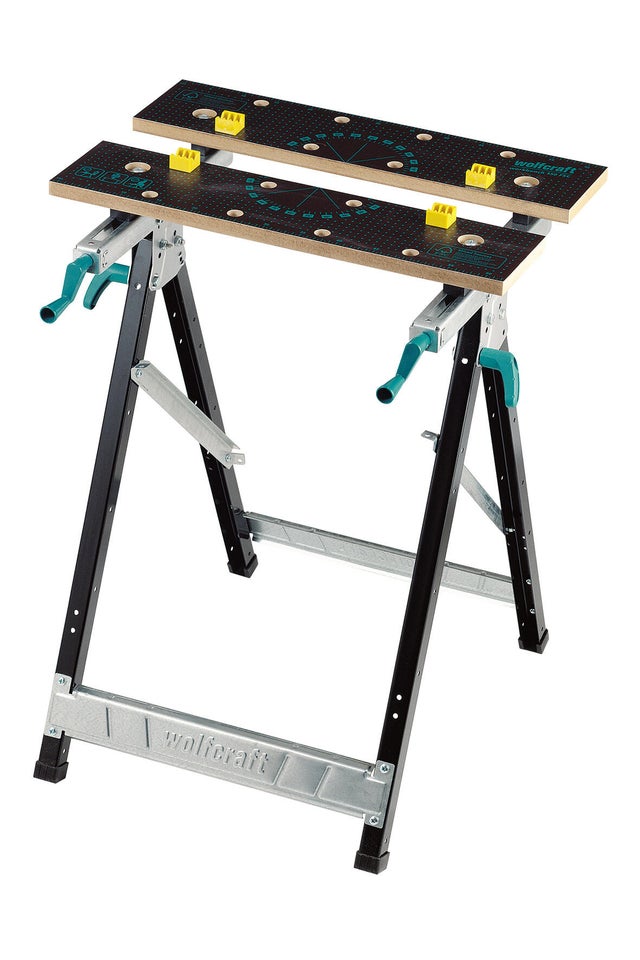 Etabli pliant de serrage WOLFCRAFT Workbench150, 62.5x44.5 cm