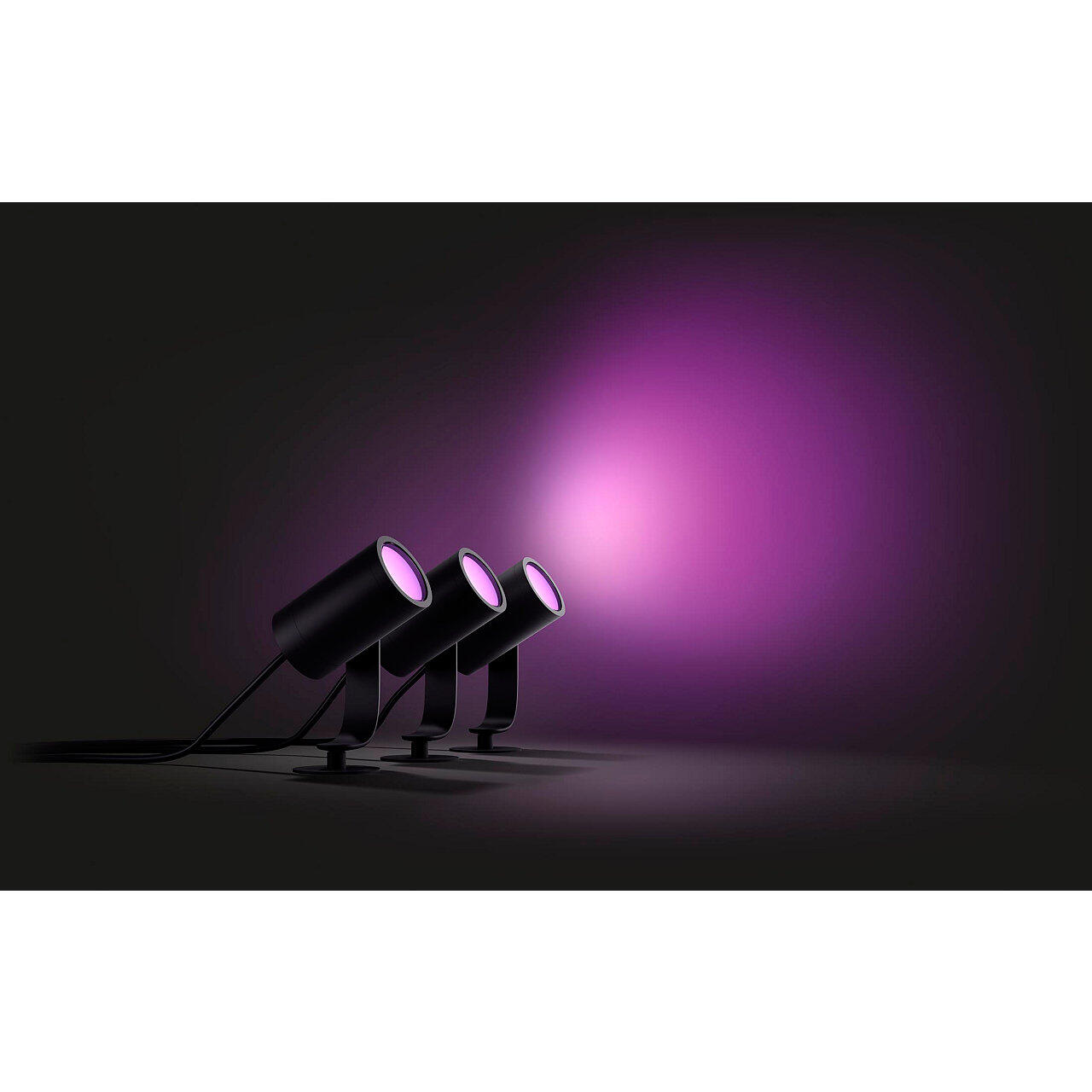 Kit 3 spots à piquer connecté LED 640 Lm Lily PHILIPS HUE - 2
