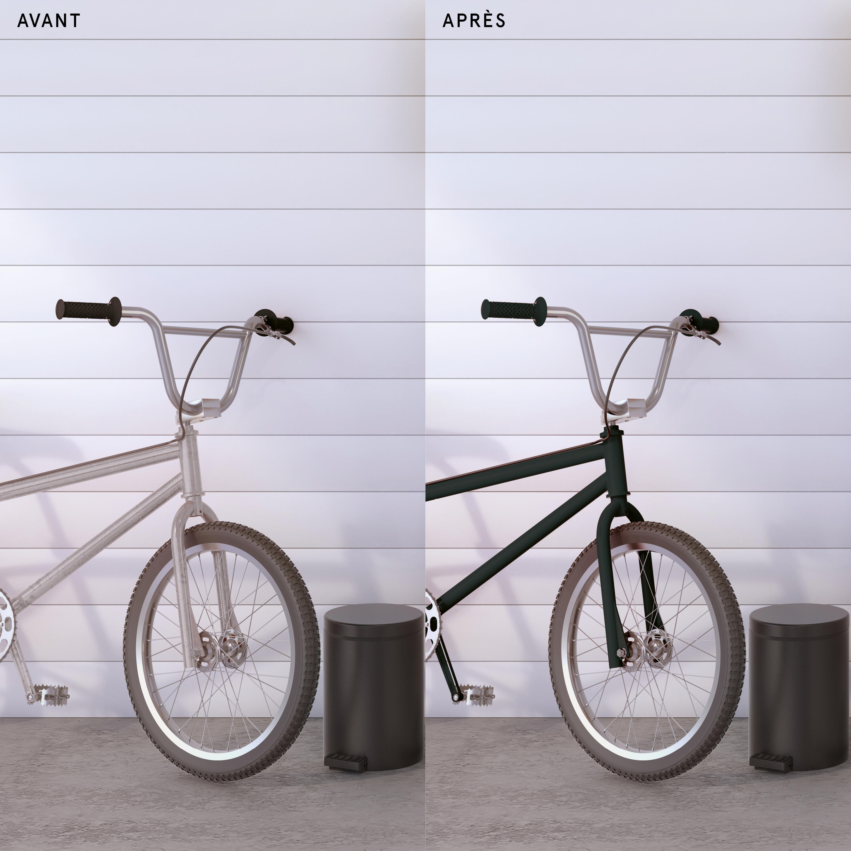 Bombe de peinture Relook tout extrême MAISON DECO noir spoiler mat 400 ml - 7