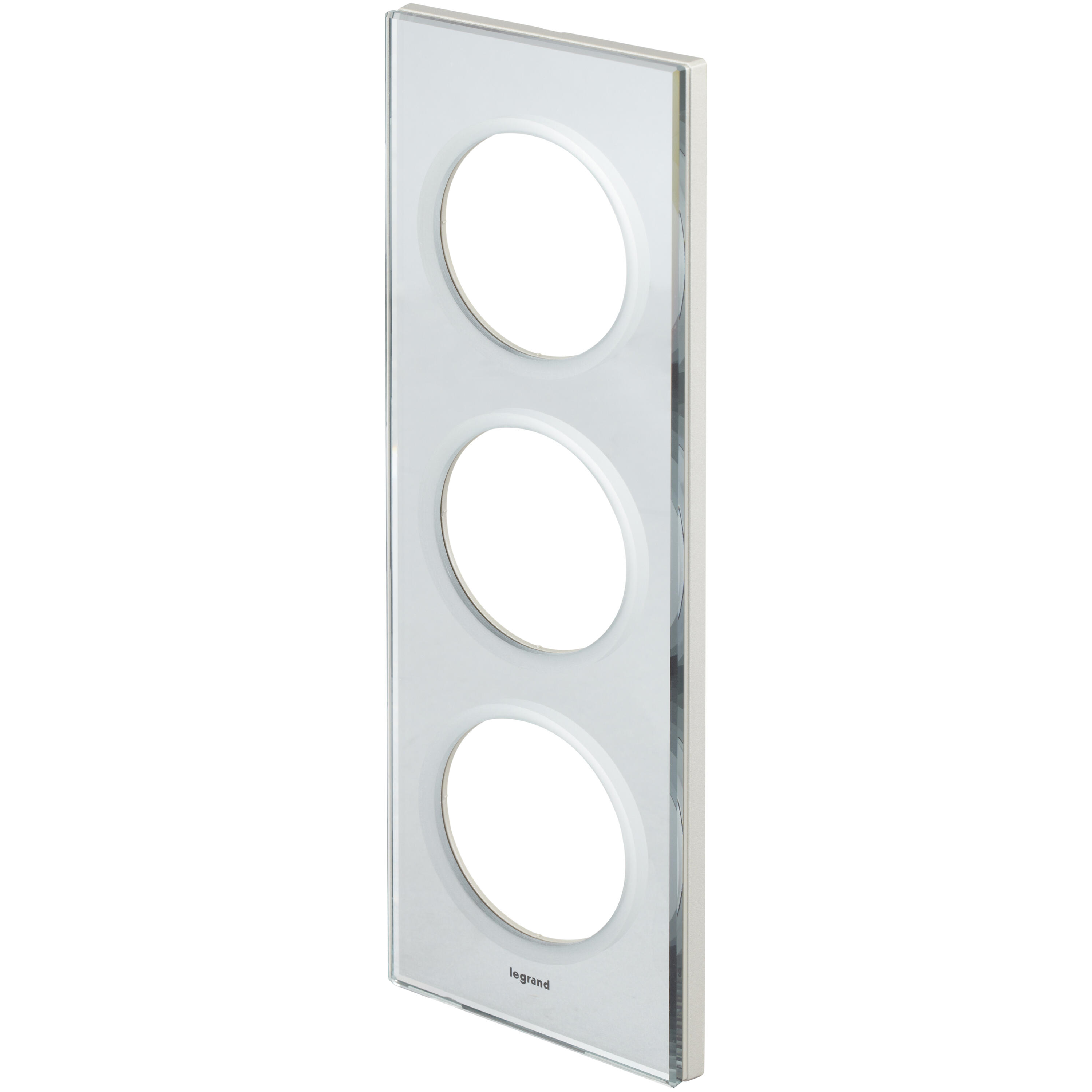 Plaque legrand céliane - exclusives - 3 postes - ornement (étoffe