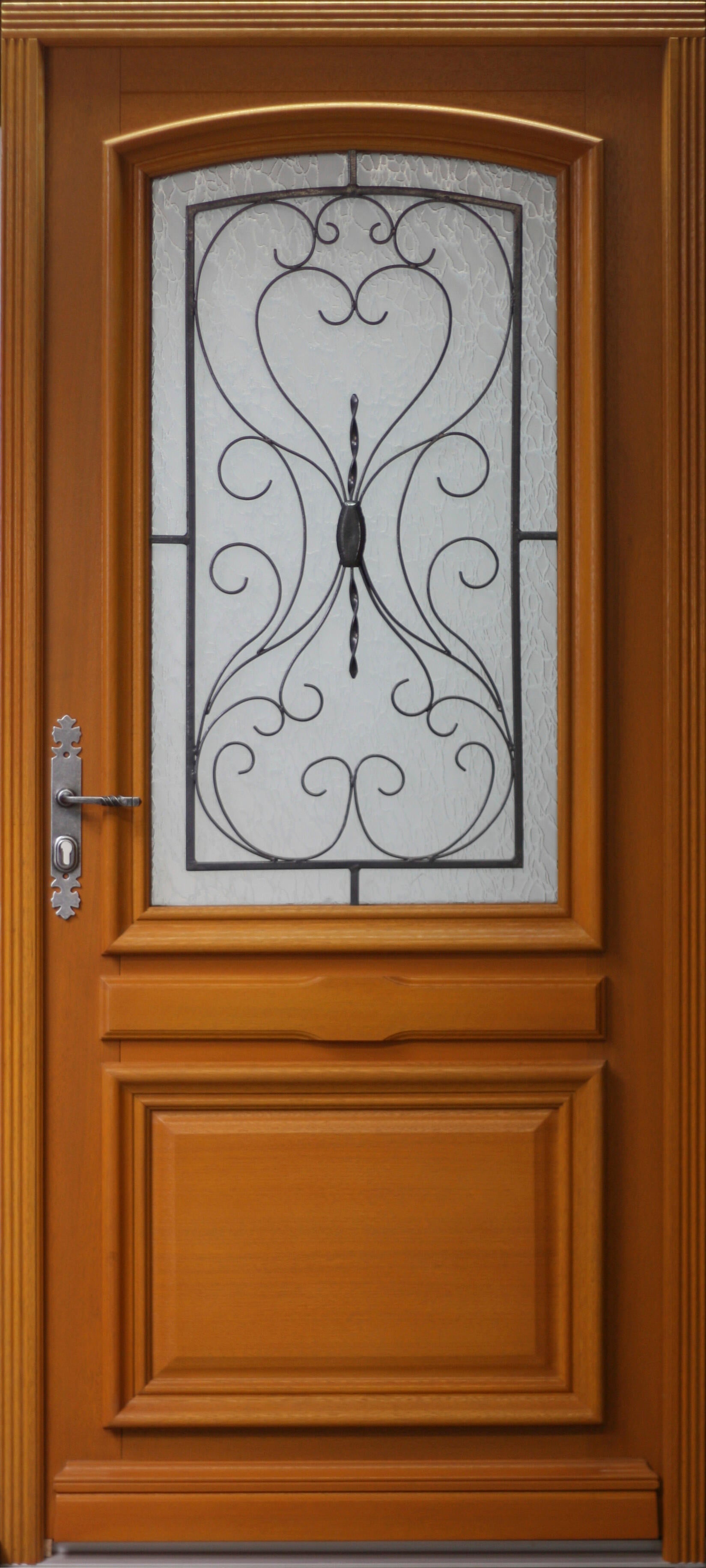 Porte d'entrée Bois Gignac Primo H.215 x l.90 cm avec vitrage , p ...
