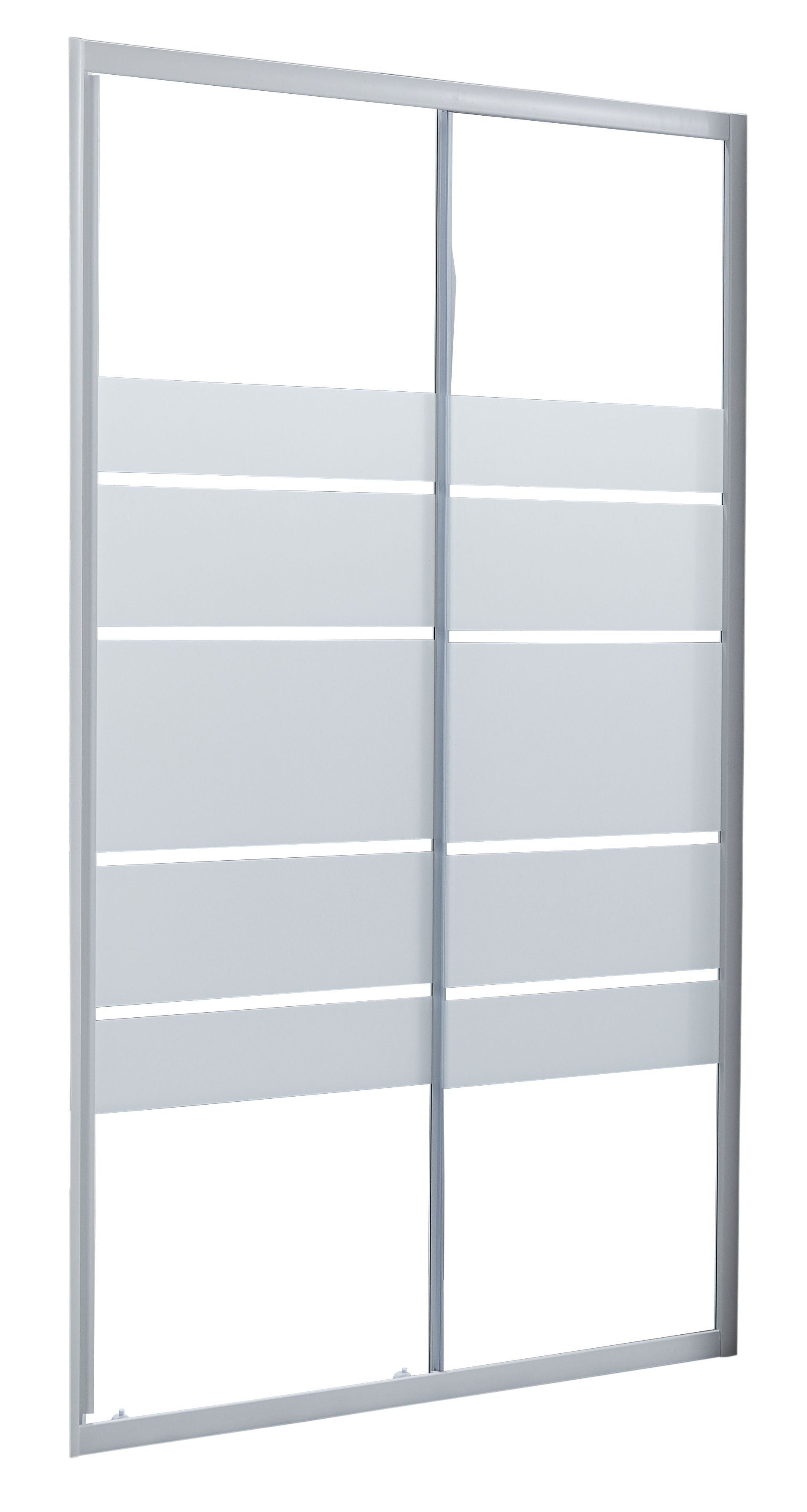 Porte de douche coulissante dépoli 120 cm, Essential - 2