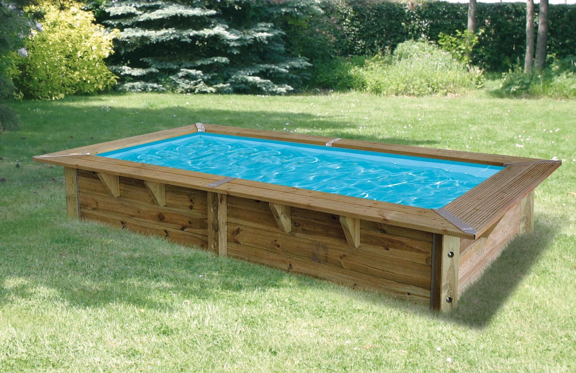 Piscine bois UBBINK Azura – exemple réel