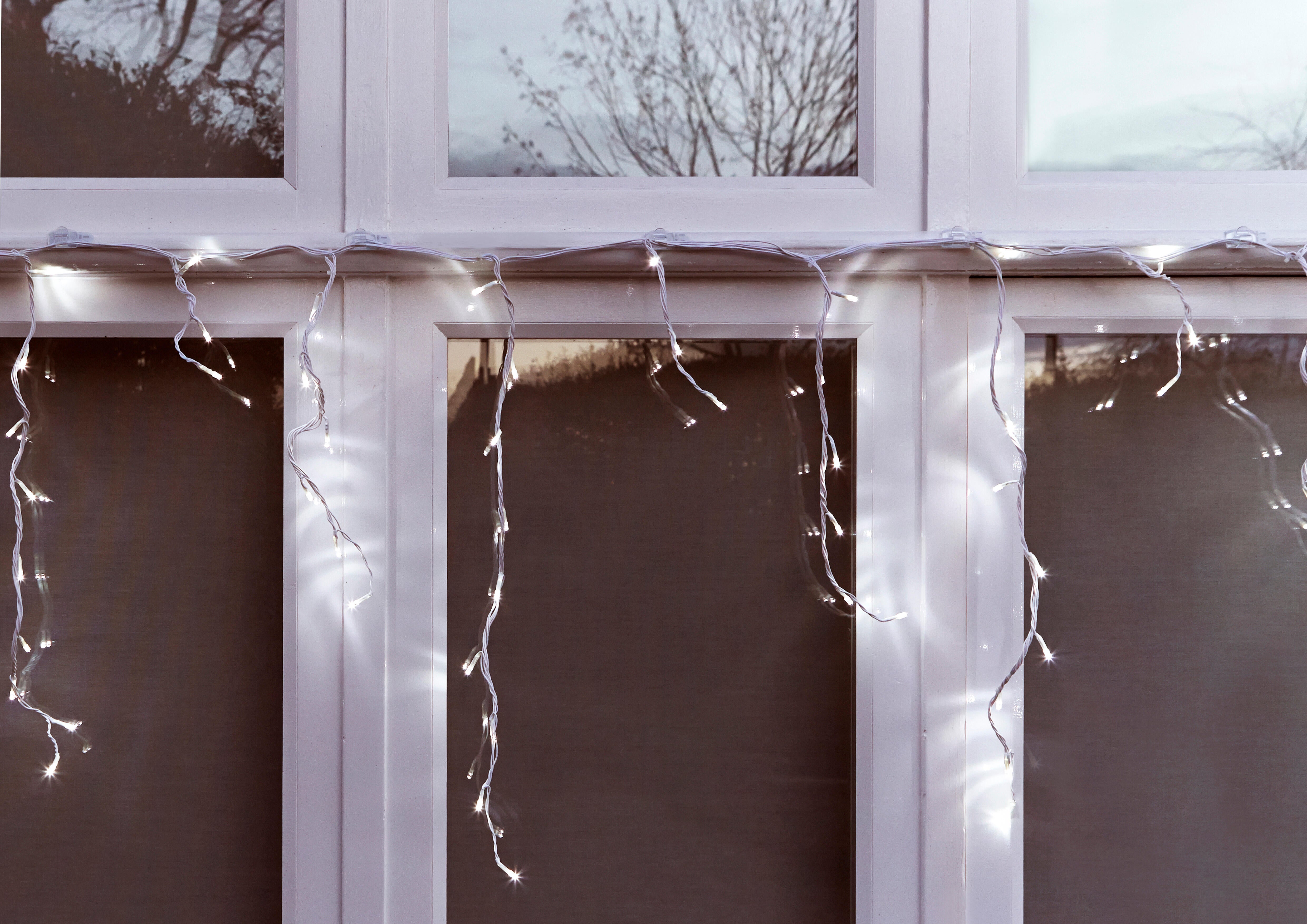 Lot de 8 clips adhésif Exterieur pour guirlandes, COMMAND, transparent 0.2 kg - 3