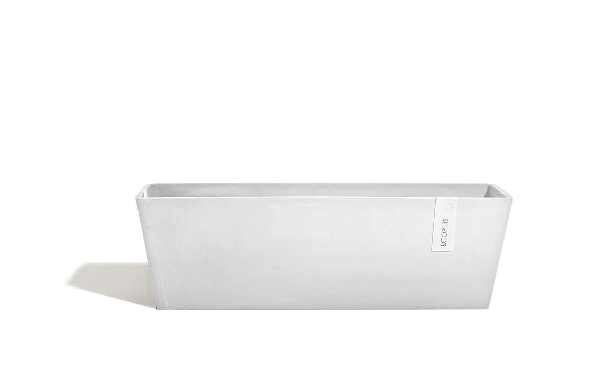 Fioriera Bruges ECOPOT'S in polipropilene grigio chiaro H 17 x L 55 x P 17 cm - 5