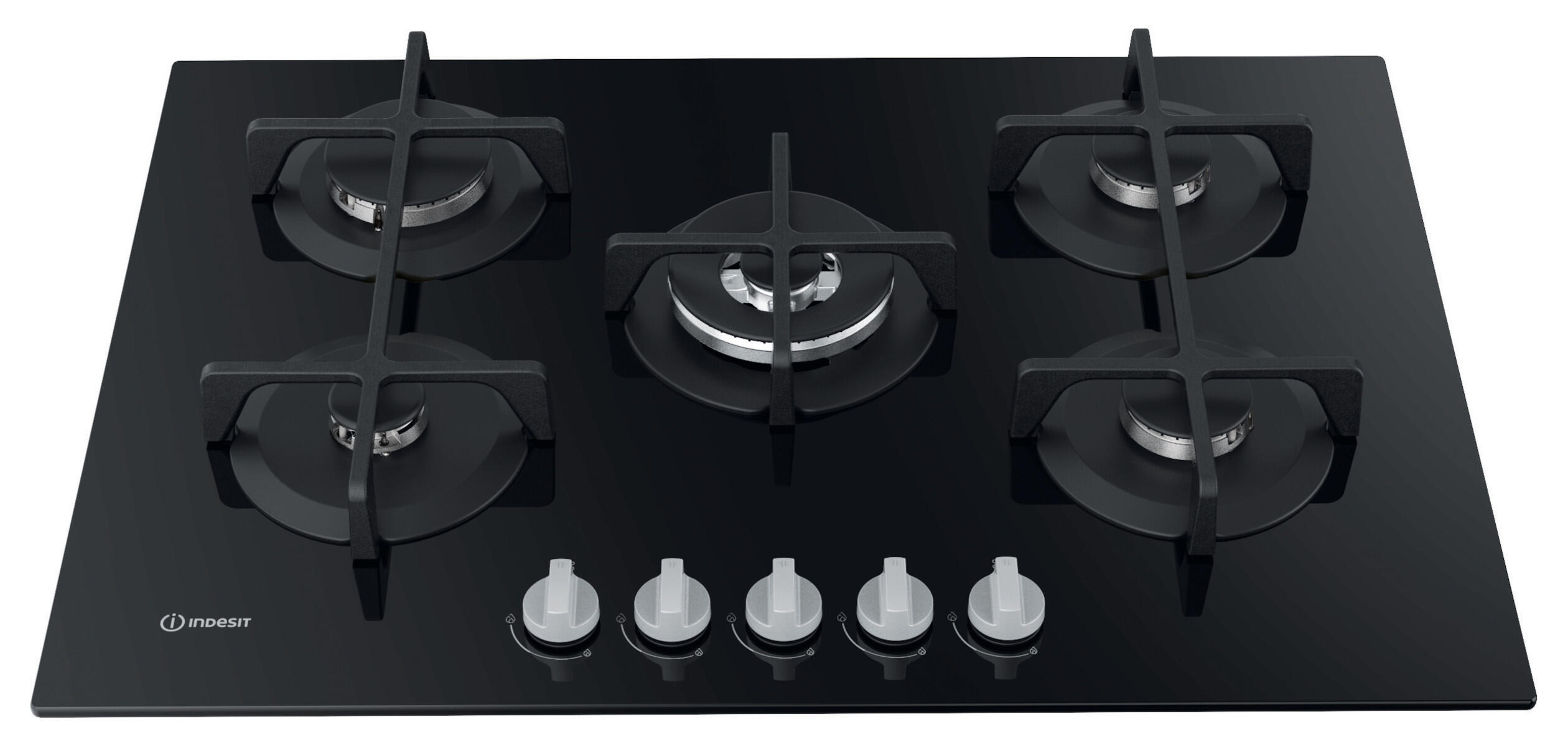 INDESIT I6GG1FWI CUCINA 60CM 4 FUOCHI FORNO A GAS CON GRILL 58LT COLORE Bianco 8007842844092 - Foto 2