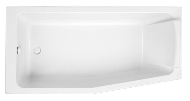 Baignoire 160x85cm blanc brillant,vidage à gauche,JACOB DELAFON Sofa bain-douche