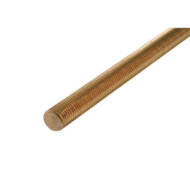 Tige Carrée 5 X 5 Mm En Laiton 2.0401 Ms58 CuZn39Pb3 - Longueur 1000 Mm