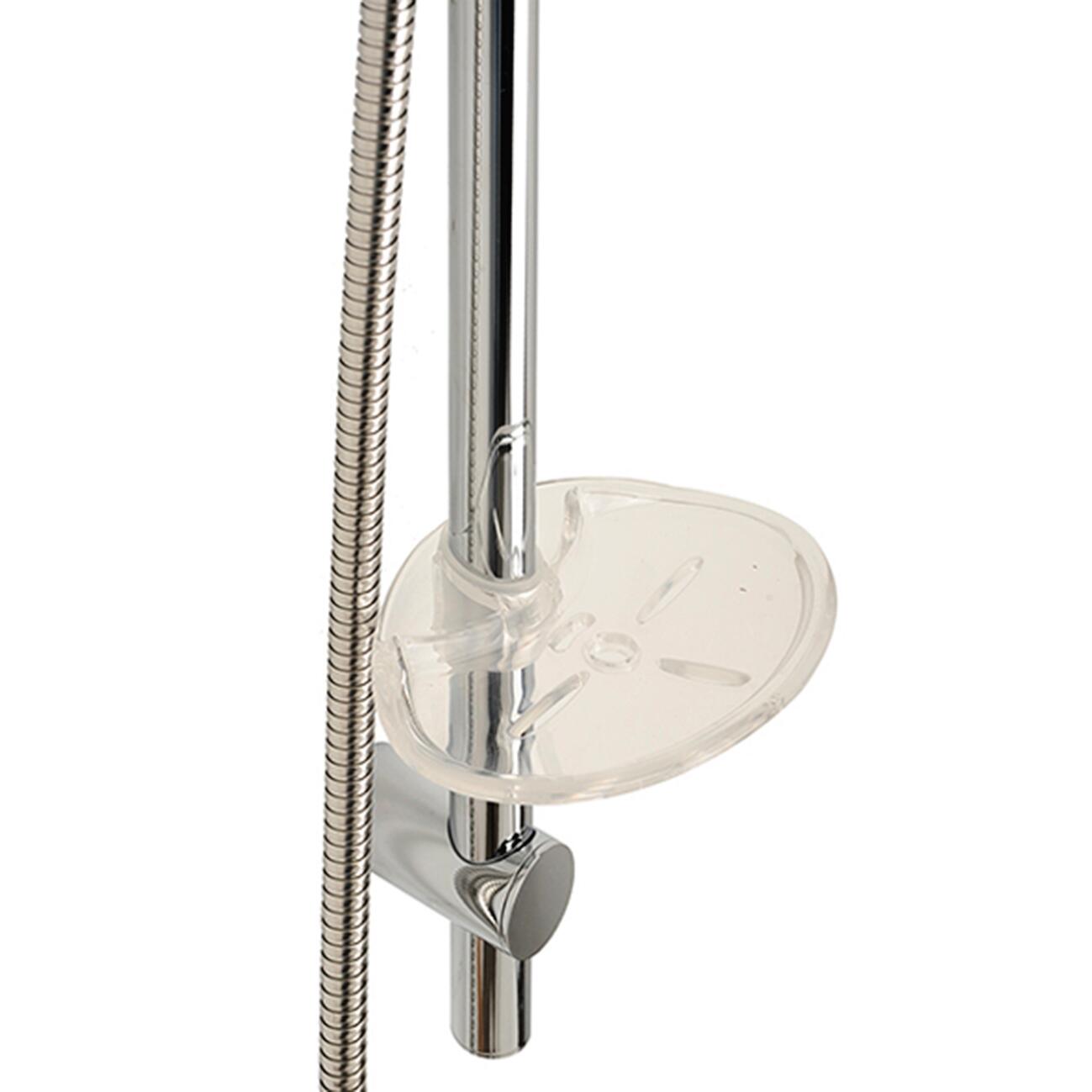 Pommeau de douche avec flexible et barre de douche 4 jet(s) chrome Docce SENSEA - 7